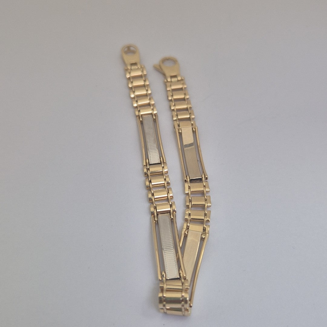 PULSERAS CABALLERO ORO 14K 11.2 (NUEVO)