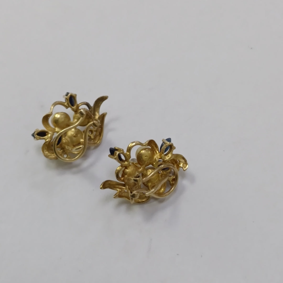 ARETES PAR ORO 14 K 4,70 GRMS (SEMINUEVO)