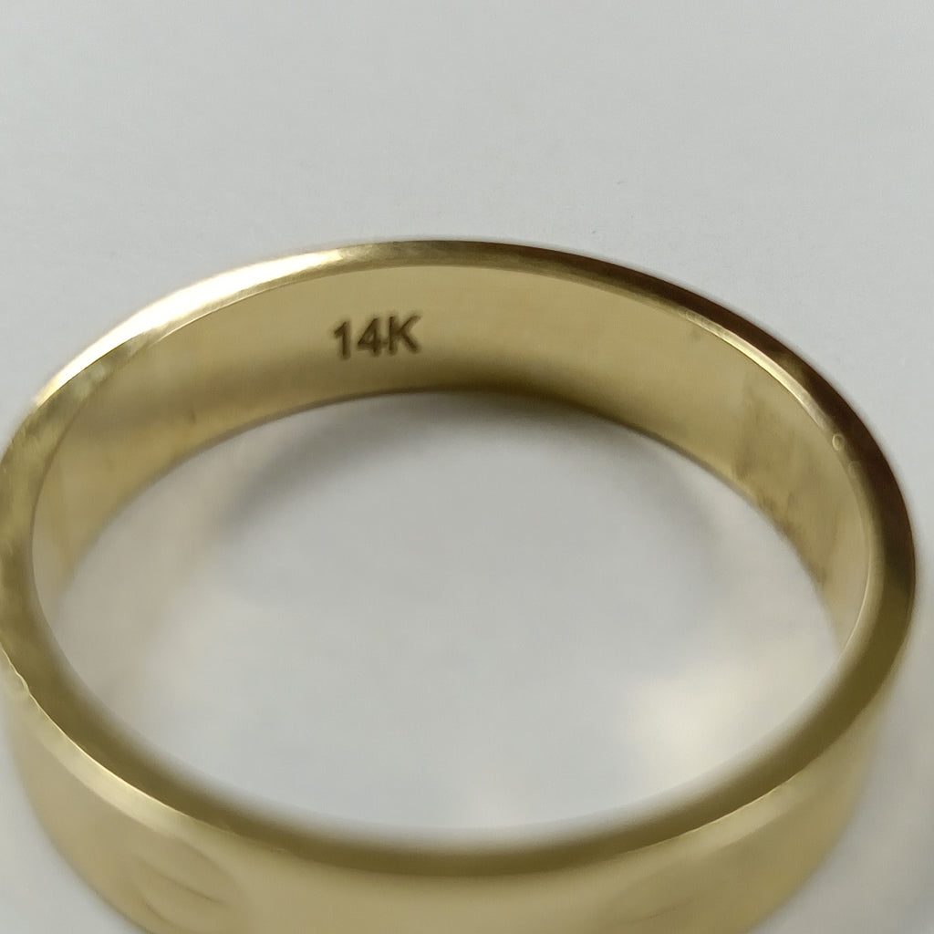 ANILLOS CABALLERO ORO 14K 2.1 (NUEVO)