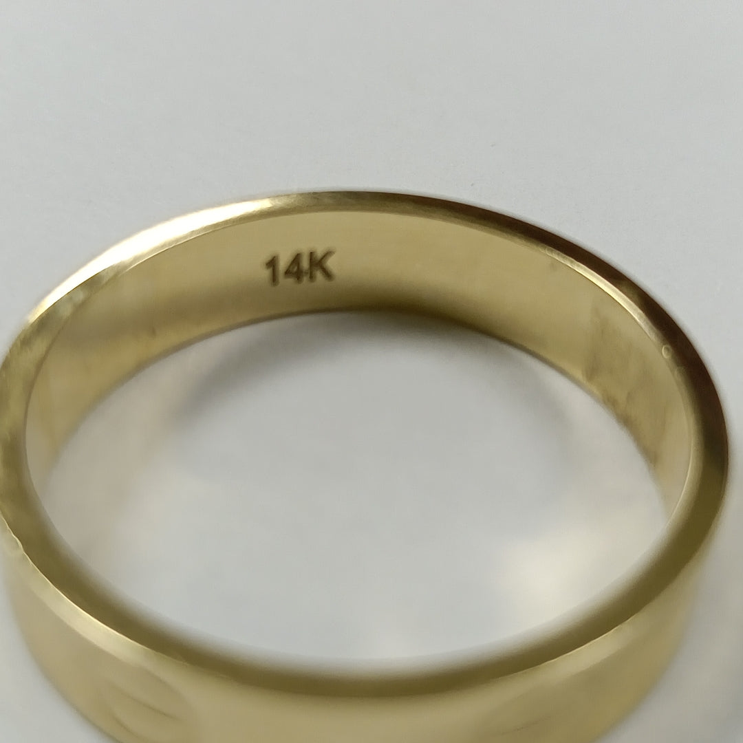 ANILLOS CABALLERO ORO 14K 2.1 (NUEVO)