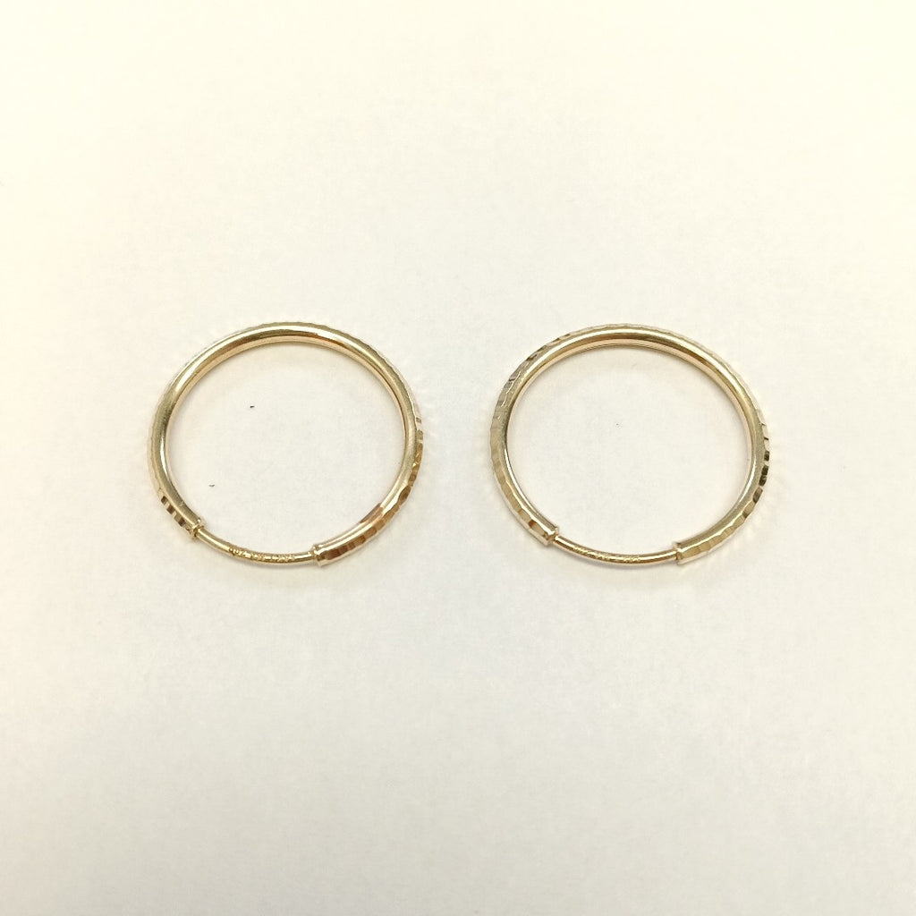 ARRACADAS PAR ORO 14 K 1.6 GRMS (SEMINUEVO)