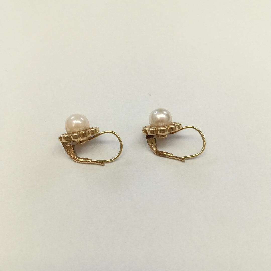 ARETES PAR ORO 14 K 6,20 GRMS (SEMINUEVO)