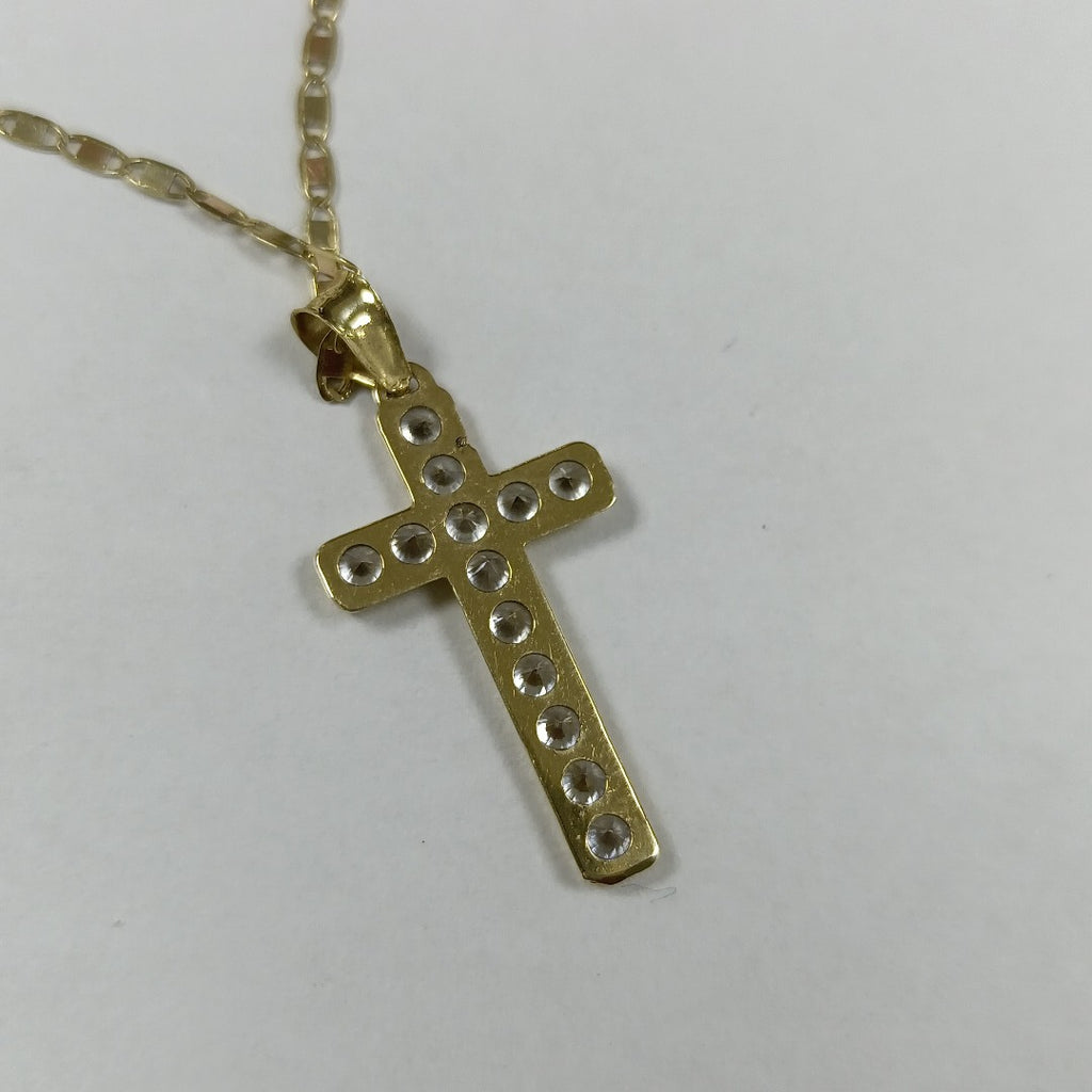 CADENA,CRUZ ORO 10 K 2,30 GRMS (SEMINUEVO)