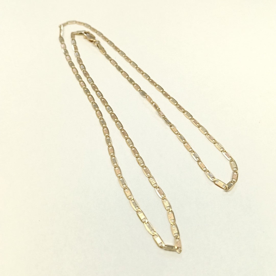 CADENA ORO,ORO COMBINADO 14 K 3,60 GRMS (SEMINUEVO)