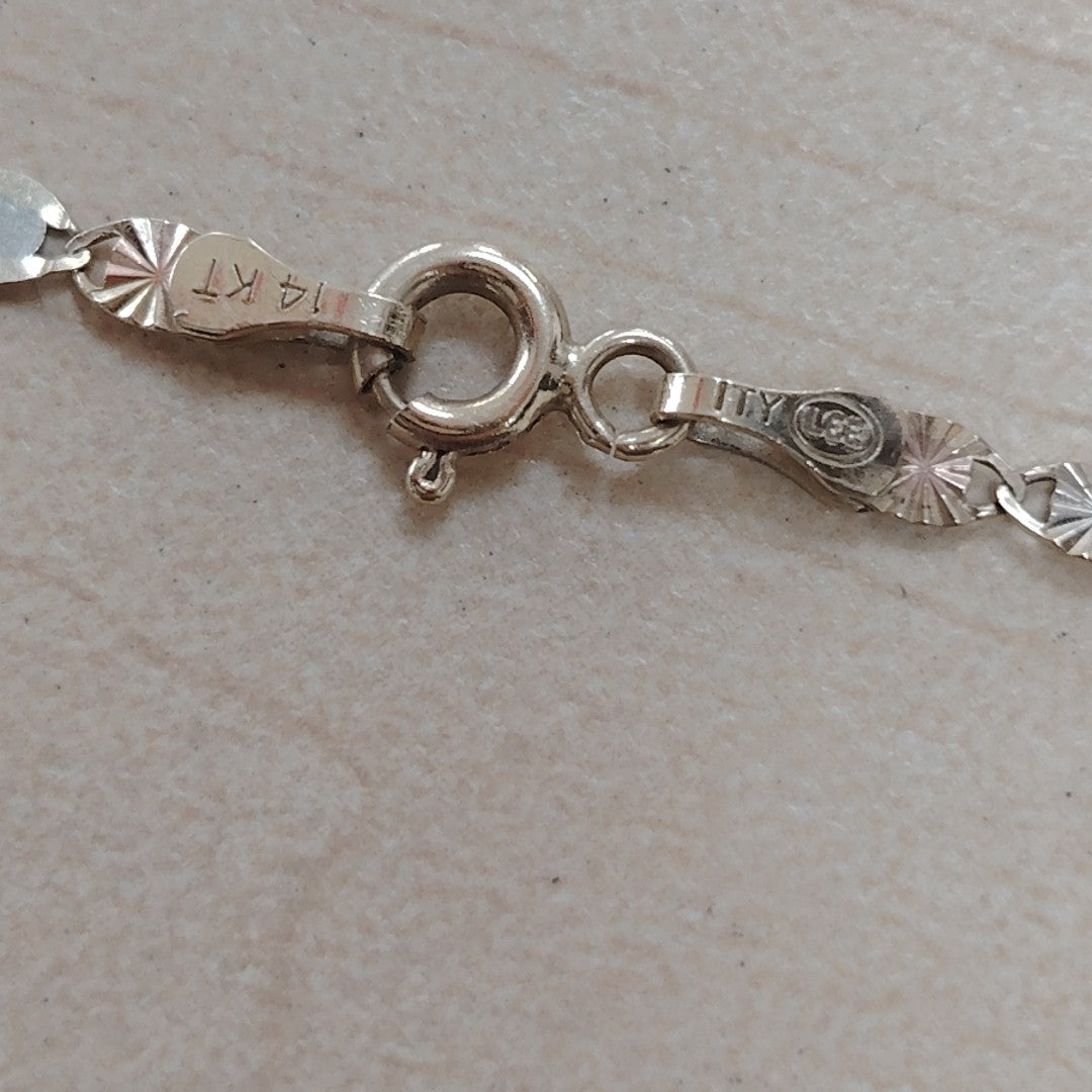 CADENA, DIJE ORO 14 K 3.9 GRMS (SEMINUEVO)