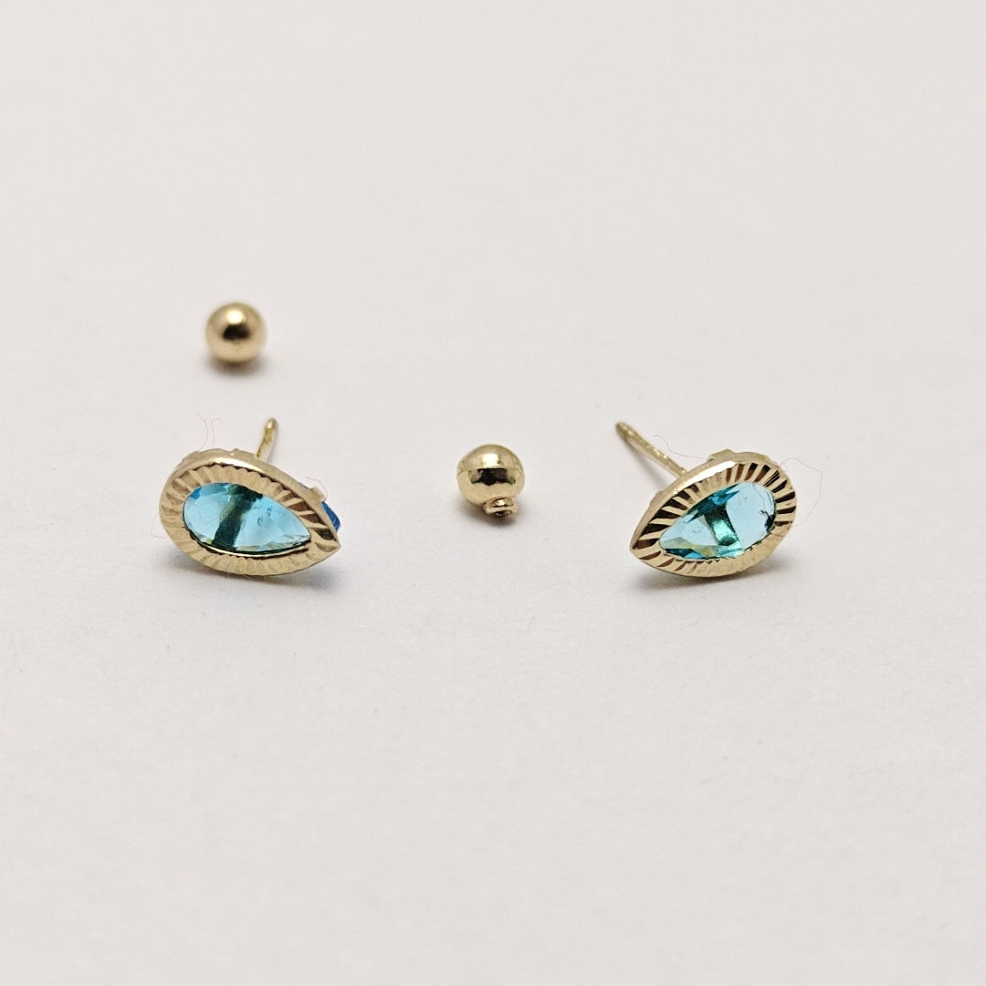 BROQUELES PAR ORO 14 K 0.3 GRMS (SEMINUEVO)