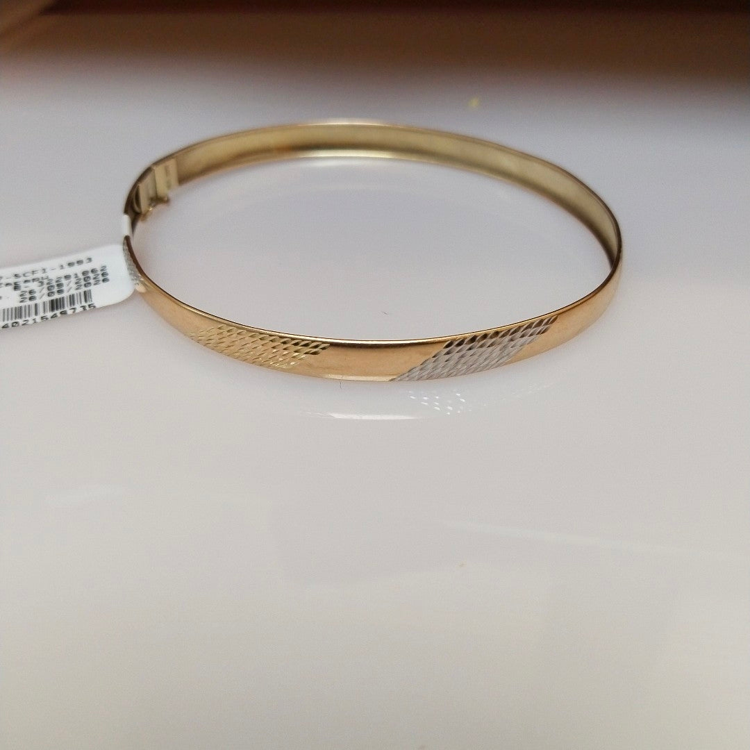 PULSERA RIGIDA ORO 10 K 3.9 GRMS (SEMINUEVO)