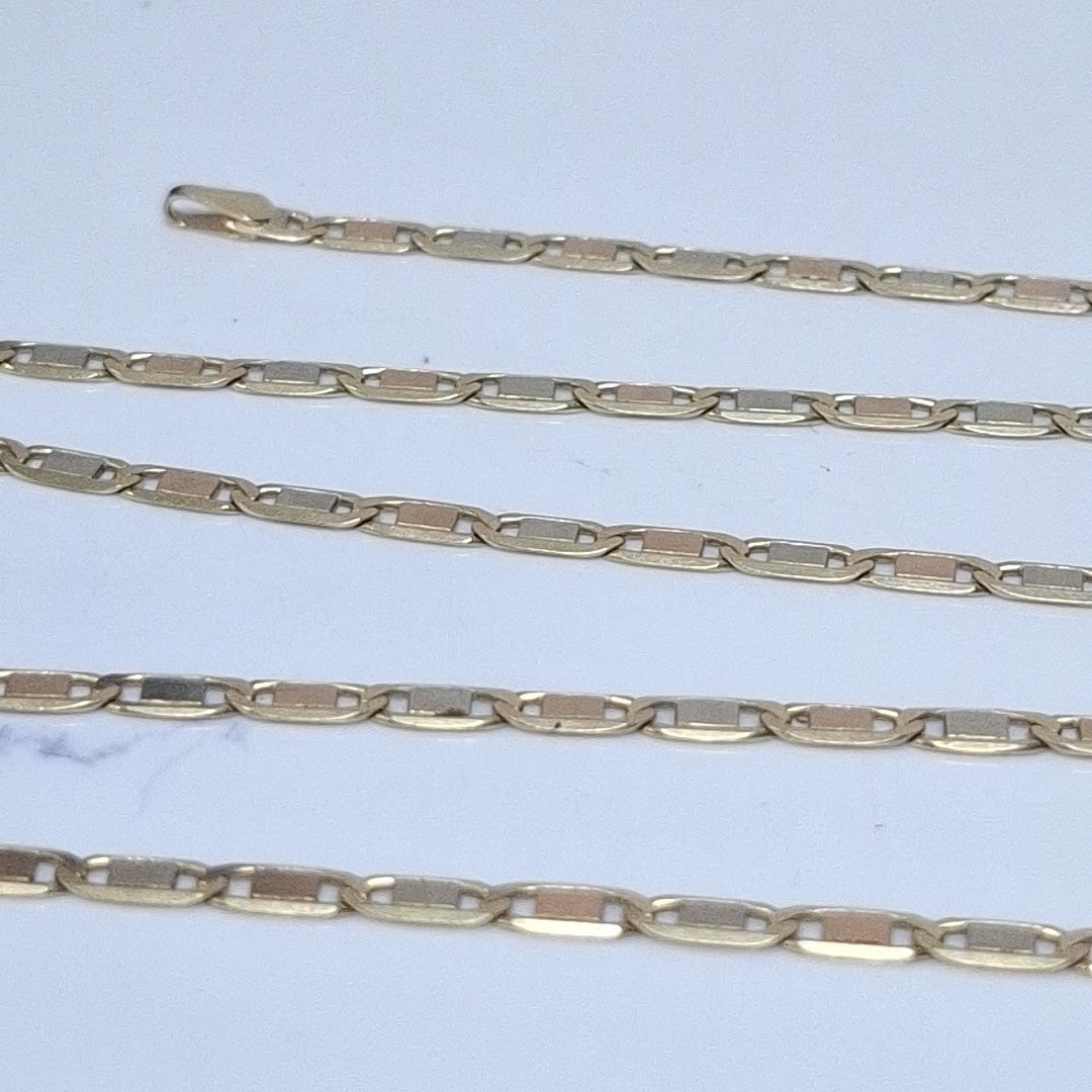 CADENA ORO COMBINADO 14 K 11.3 GRMS (SEMINUEVO)