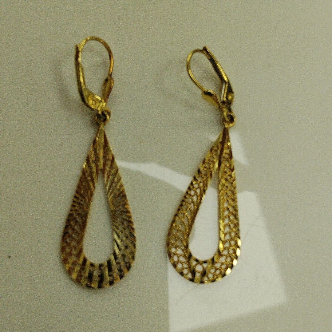 ARETES PAR ORO 14 K 2,70 GRMS (SEMINUEVO)