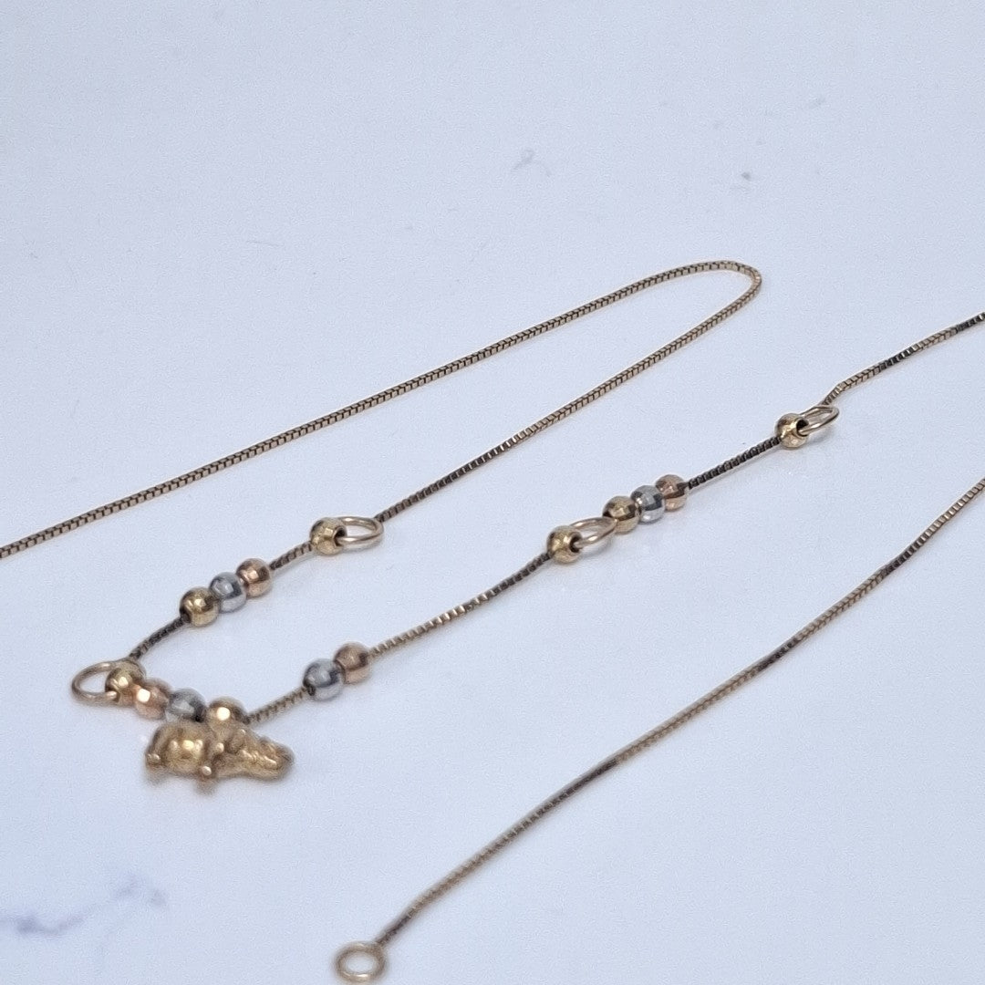 CADENA ORO 14 K 3,10 GRMS (SEMINUEVO)