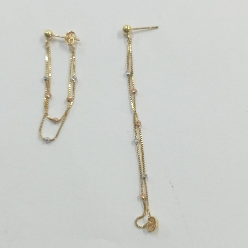 ARETES PAR ORO 14 K 2 GRMS (SEMINUEVO)