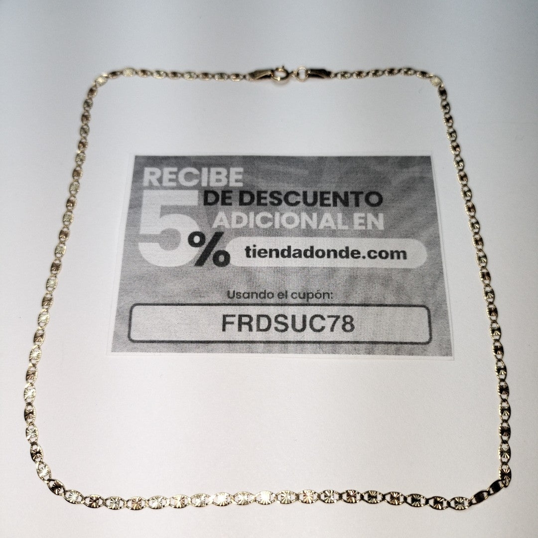 CADENA ORO 10 K 2.2 GRMS (SEMINUEVO)