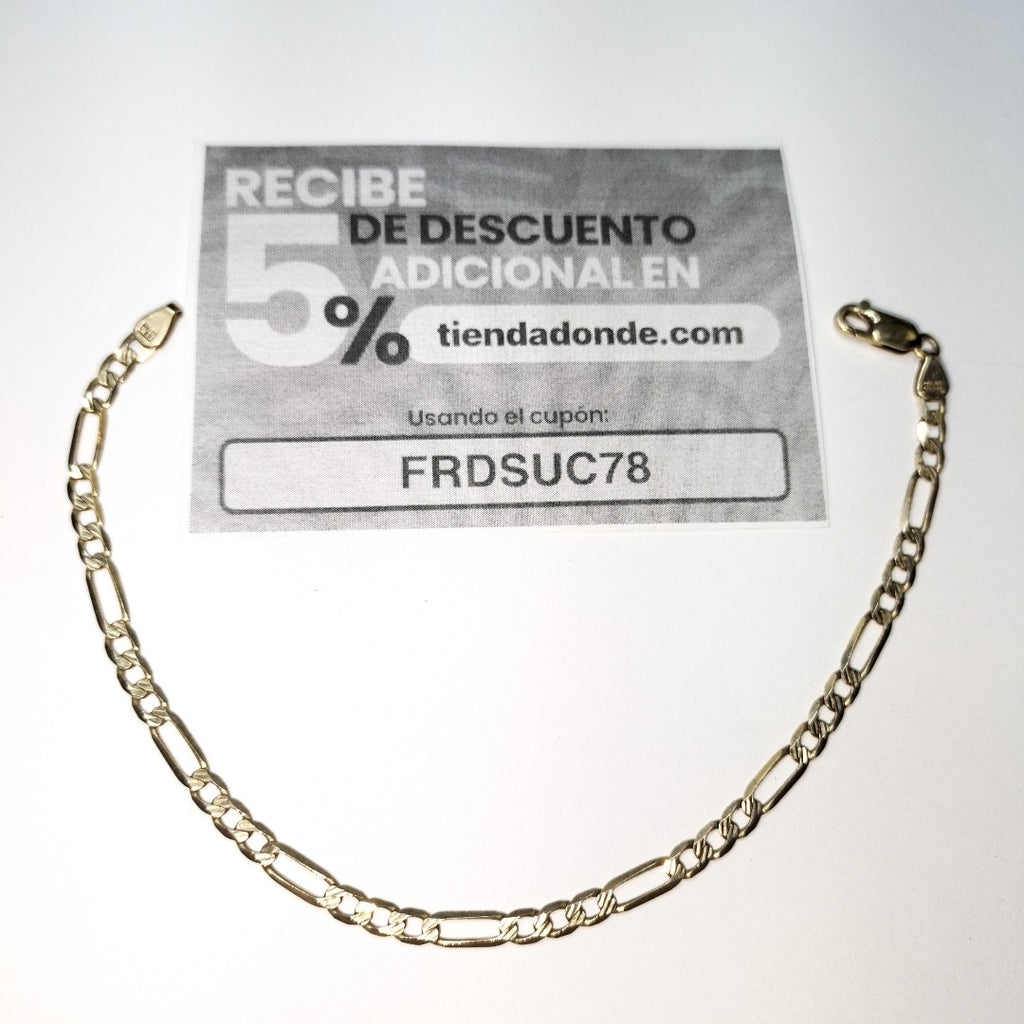 PULSERA ORO 14 K 4.2 GRMS (SEMINUEVO)