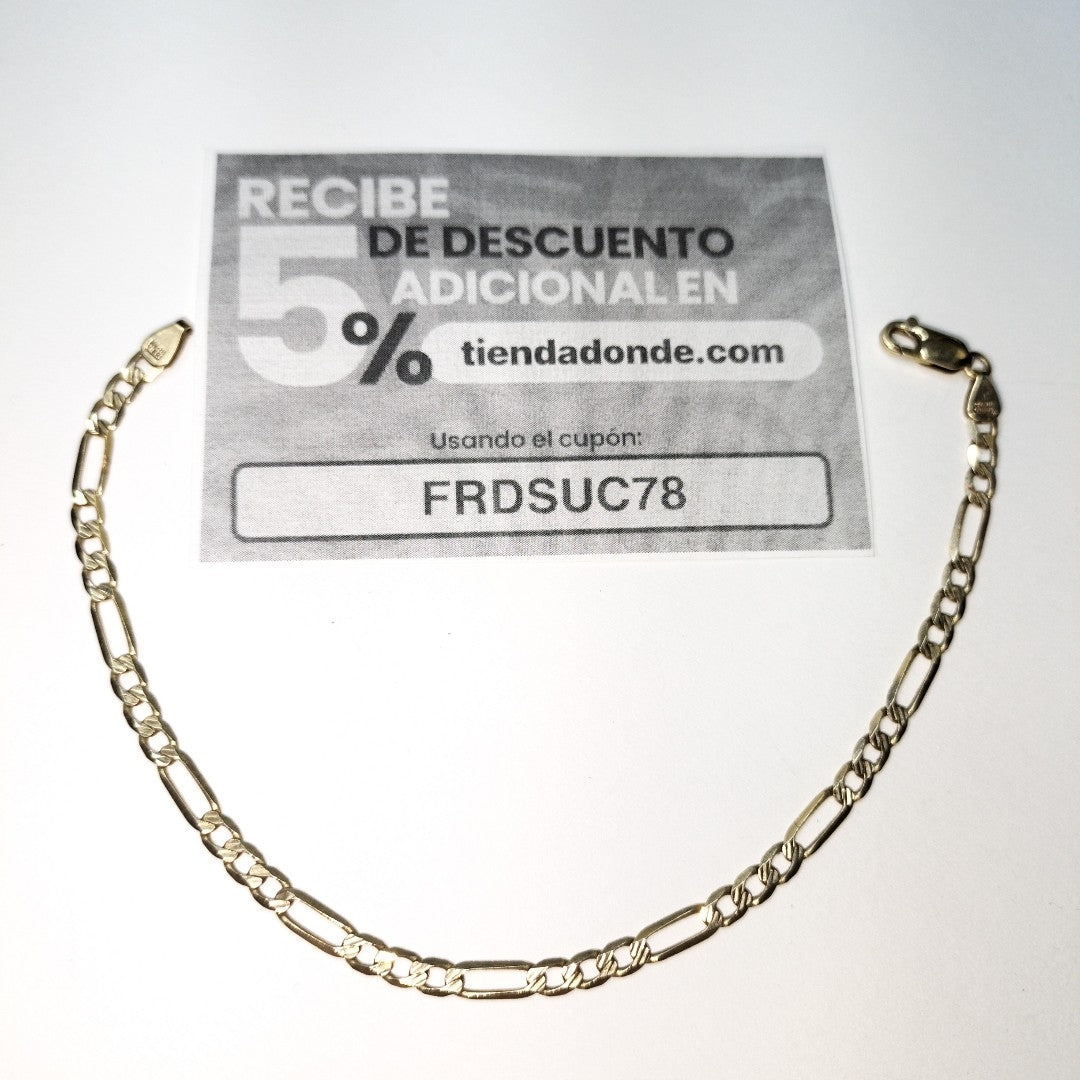 PULSERA ORO 14 K 4.2 GRMS (SEMINUEVO)