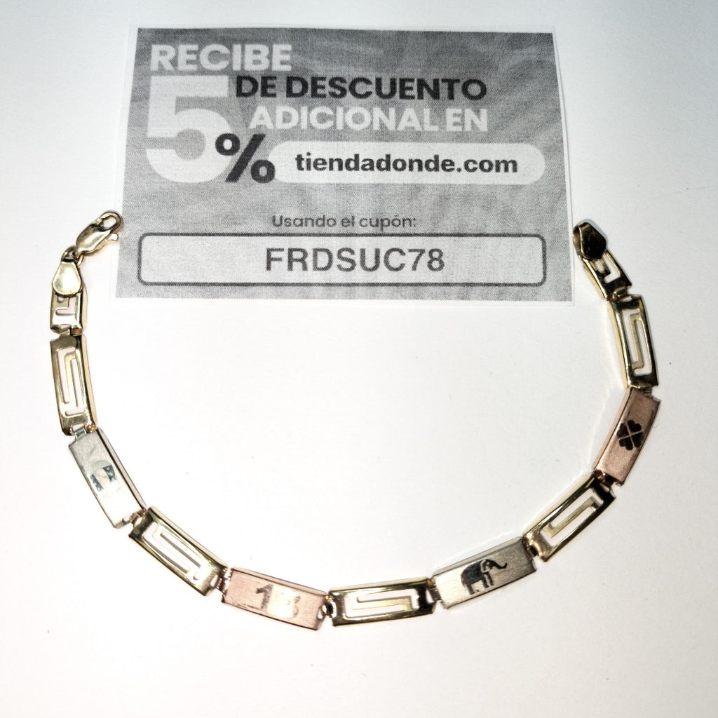 PULSERA ORO 14 K 3.8 GRMS (SEMINUEVO)