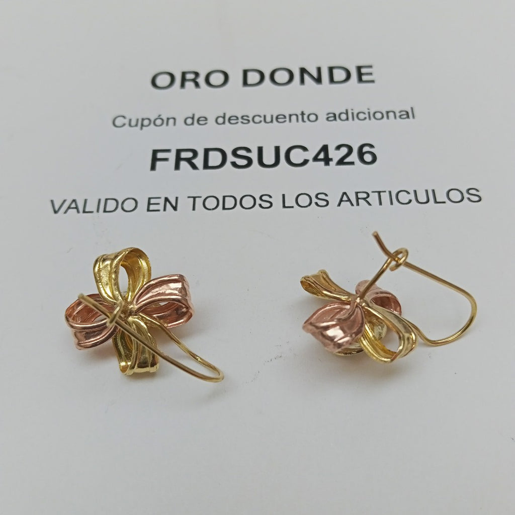 ARETES PAR ORO 10 K 2,90 GRMS (SEMINUEVO)