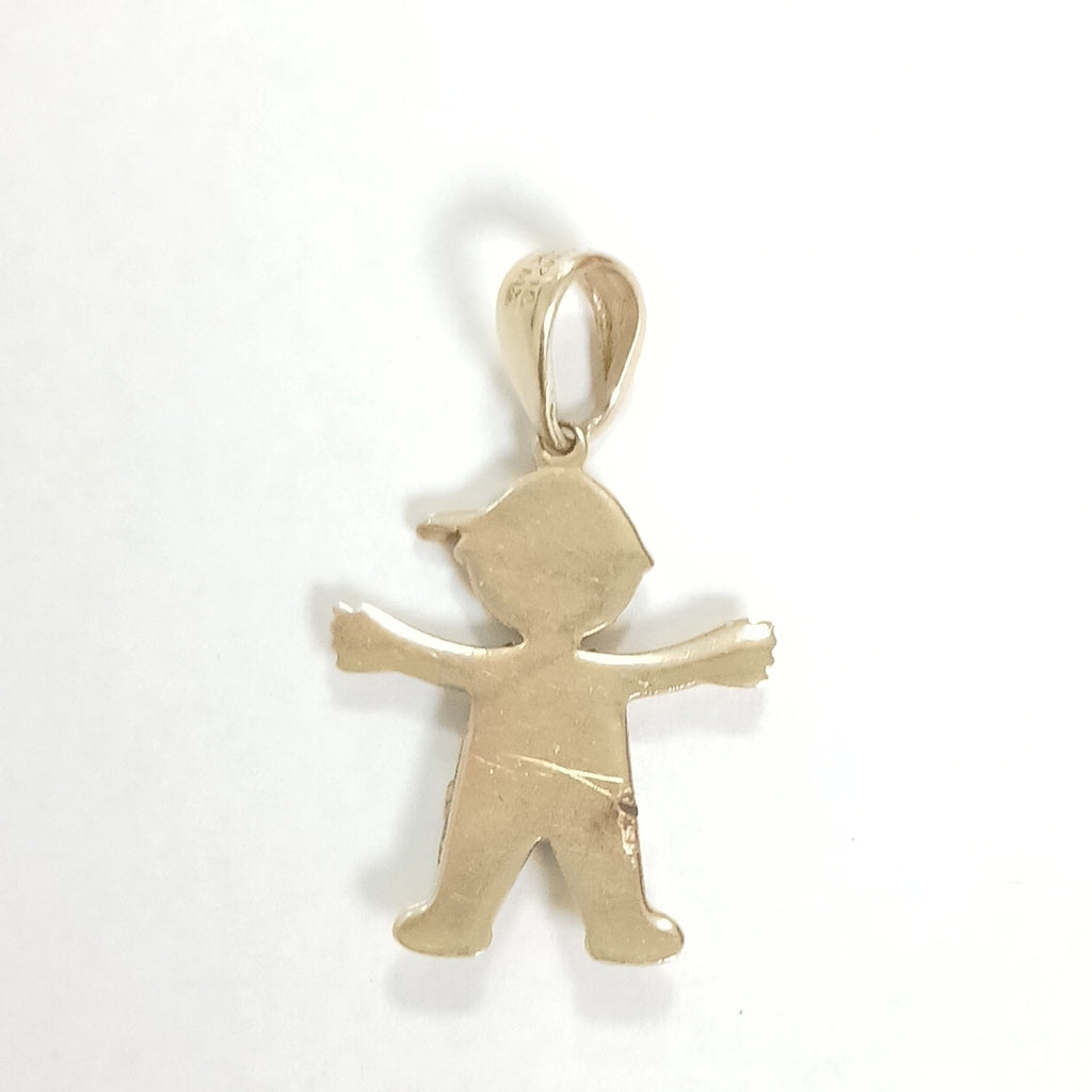 DIJE ORO,ORO COMBINADO 14 K 0,90 GRMS (SEMINUEVO)
