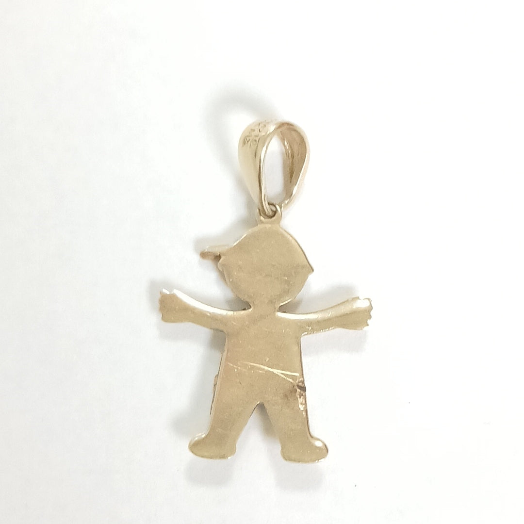 DIJE ORO,ORO COMBINADO 14 K 0,90 GRMS (SEMINUEVO)