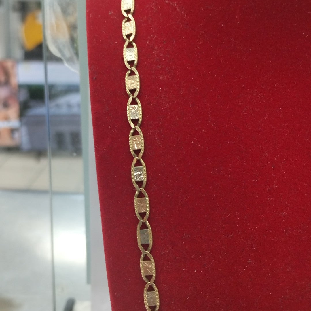CADENA ORO, ORO COMBINADO 14 K 13.2 GRMS (SEMINUEVO)