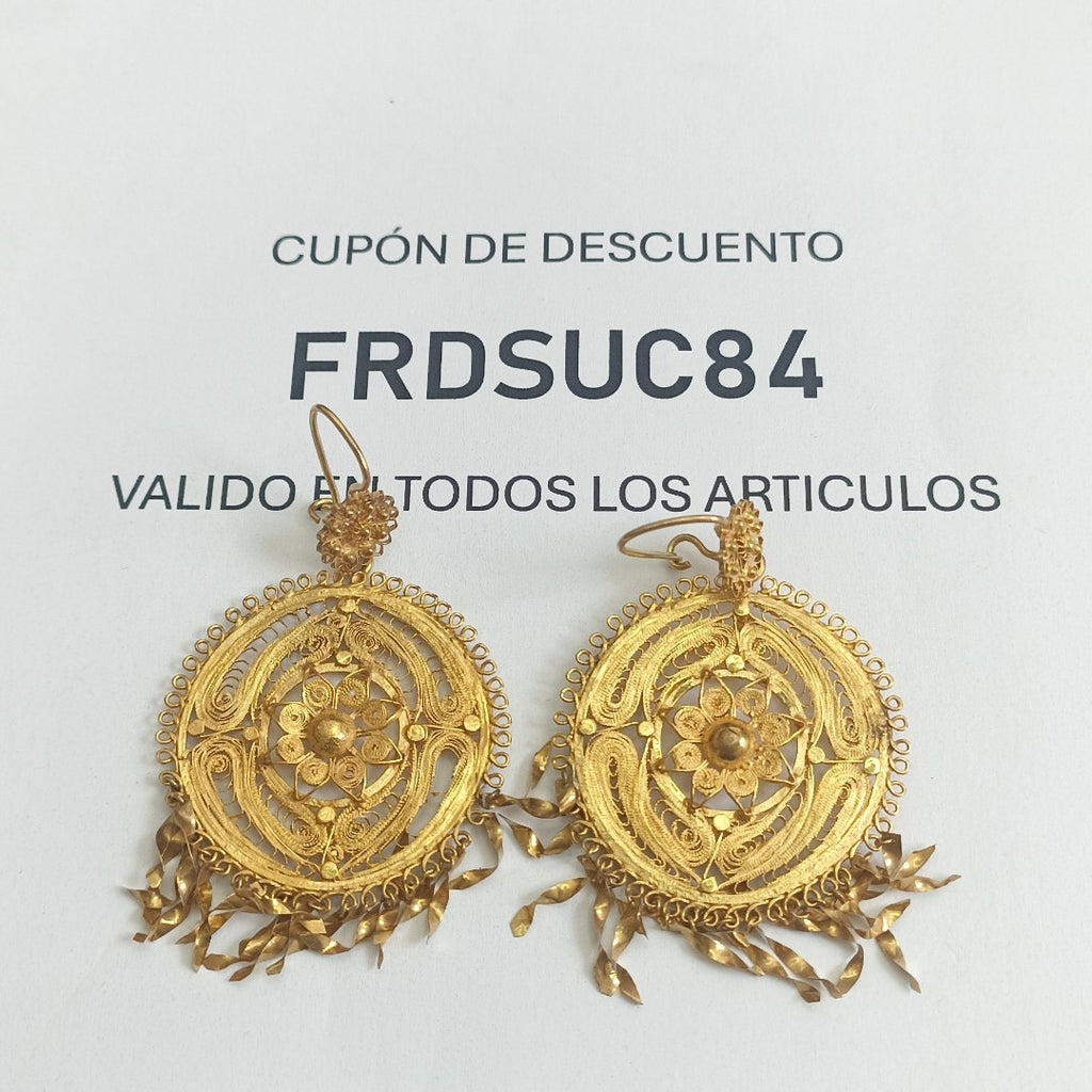 ARETES PAR ORO 10 K 11.5 GRMS (SEMINUEVO)