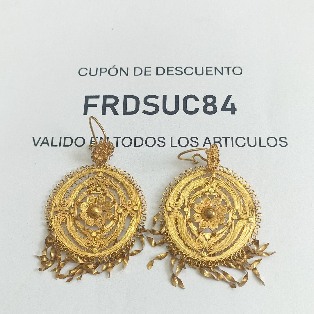ARETES PAR ORO 10 K 11.5 GRMS (SEMINUEVO)