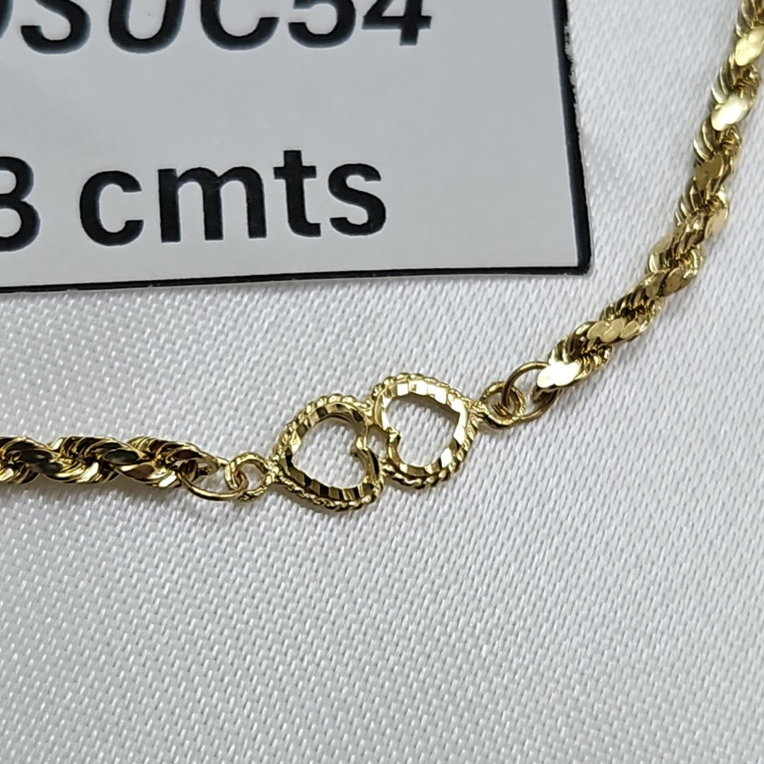 PULSERA ORO 14 K 2.3 GRMS (SEMINUEVO)