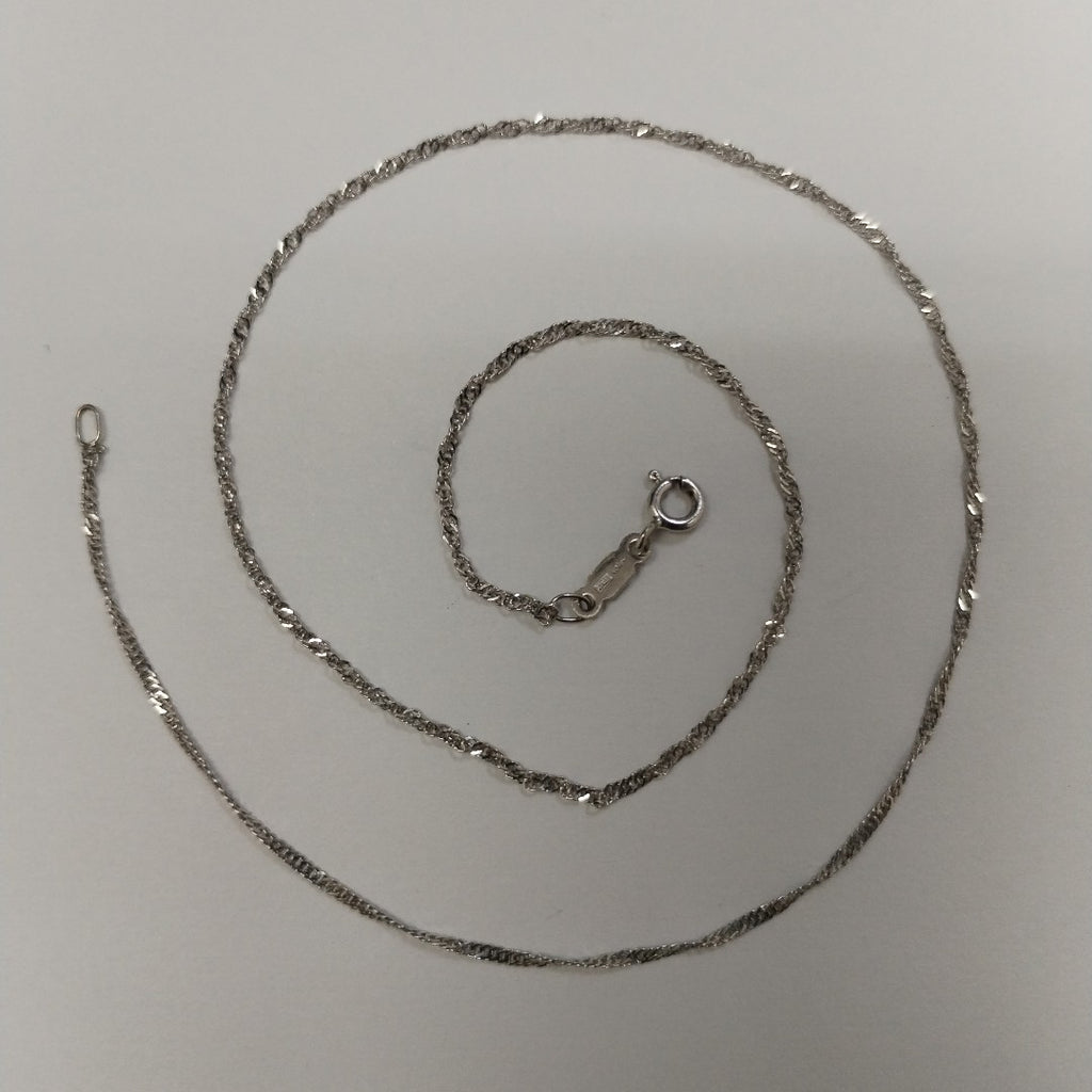 CADENA ORO BLANCO 18 K 1.8 GRMS (SEMINUEVO)