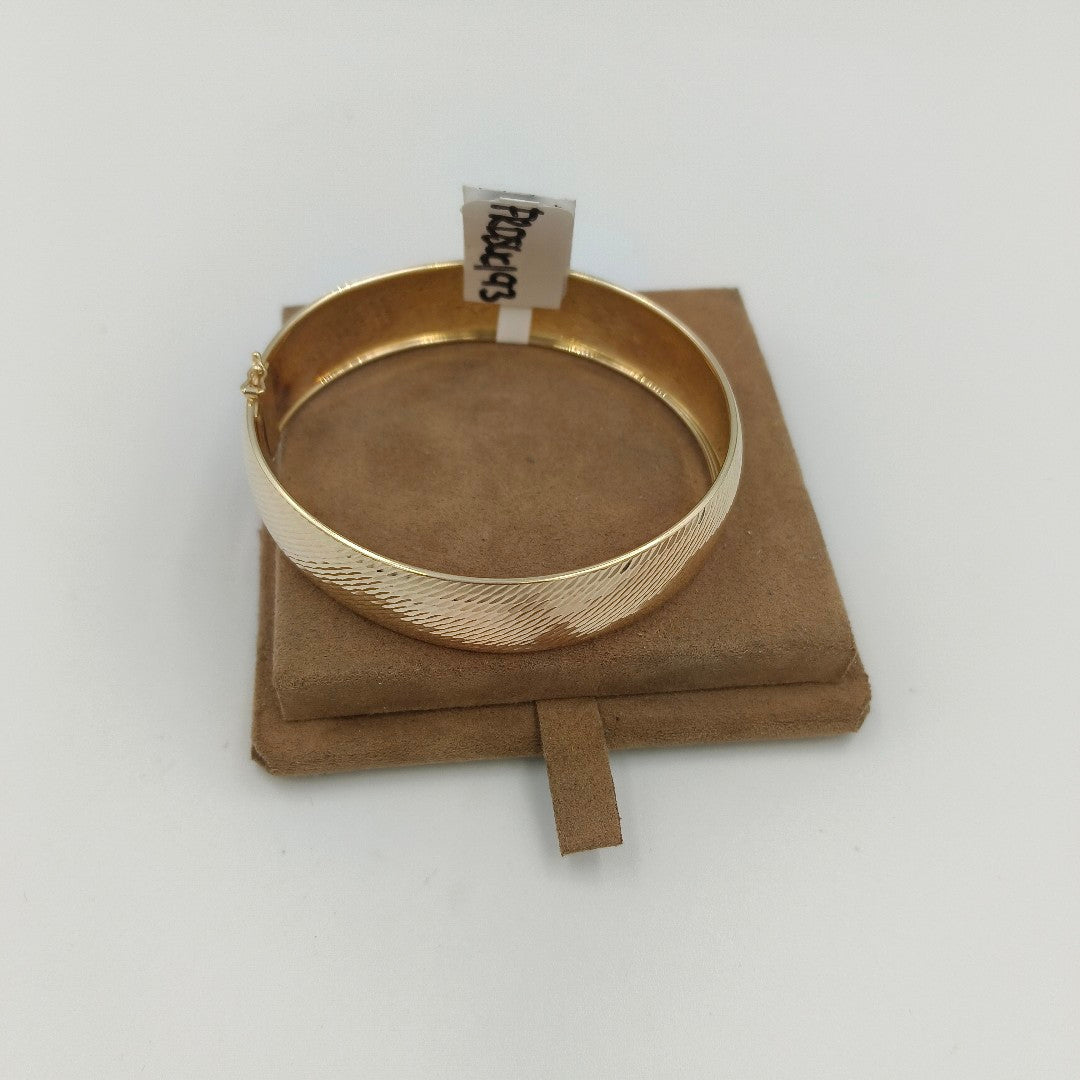 PULSERA RIGIDA ORO 14 K 10,90 GRMS (SEMINUEVO)