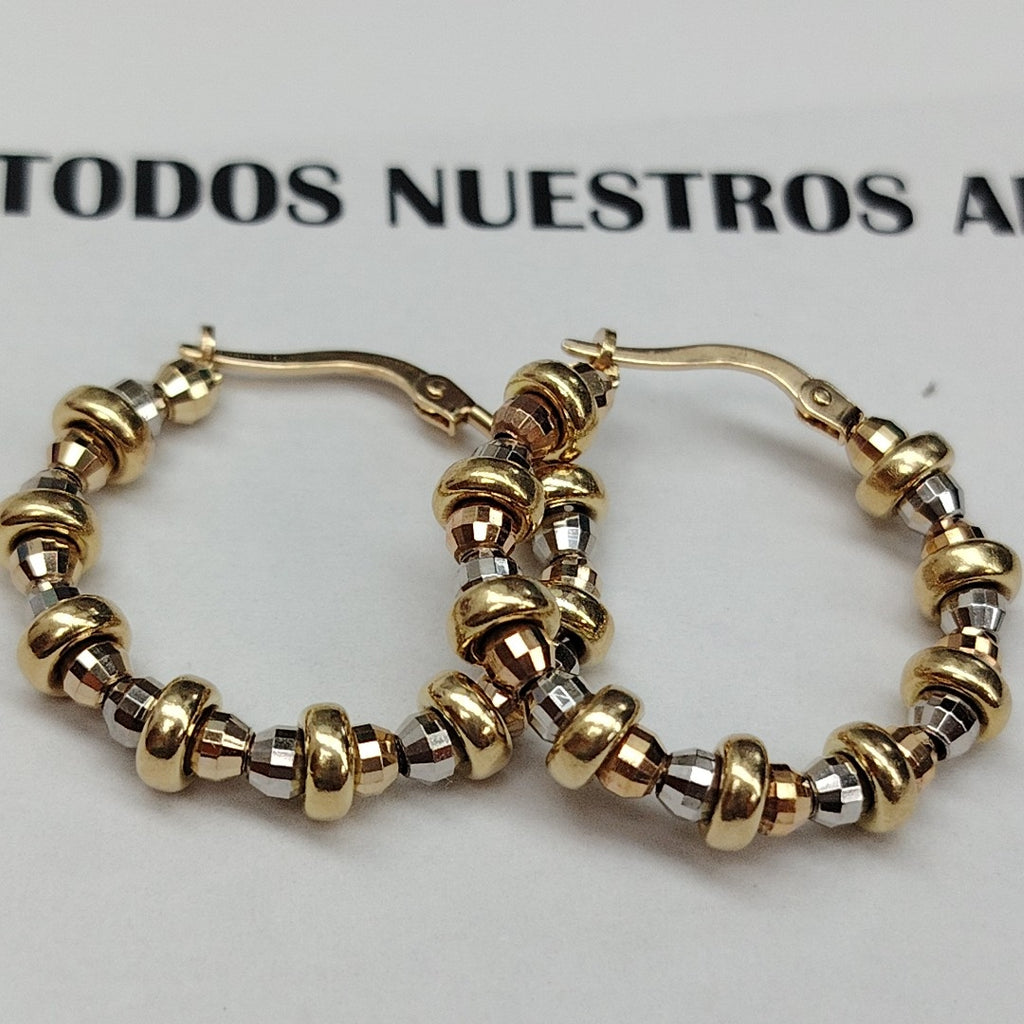 ARRACADAS PAR ORO 14 K 5,70 GRMS (SEMINUEVO)