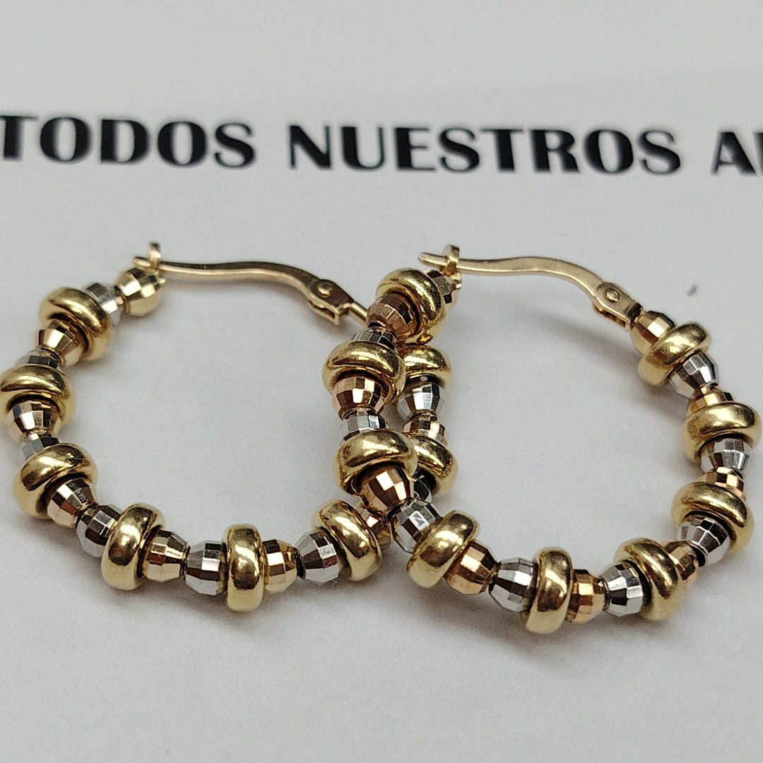 ARRACADAS PAR ORO 14 K 5,70 GRMS (SEMINUEVO)