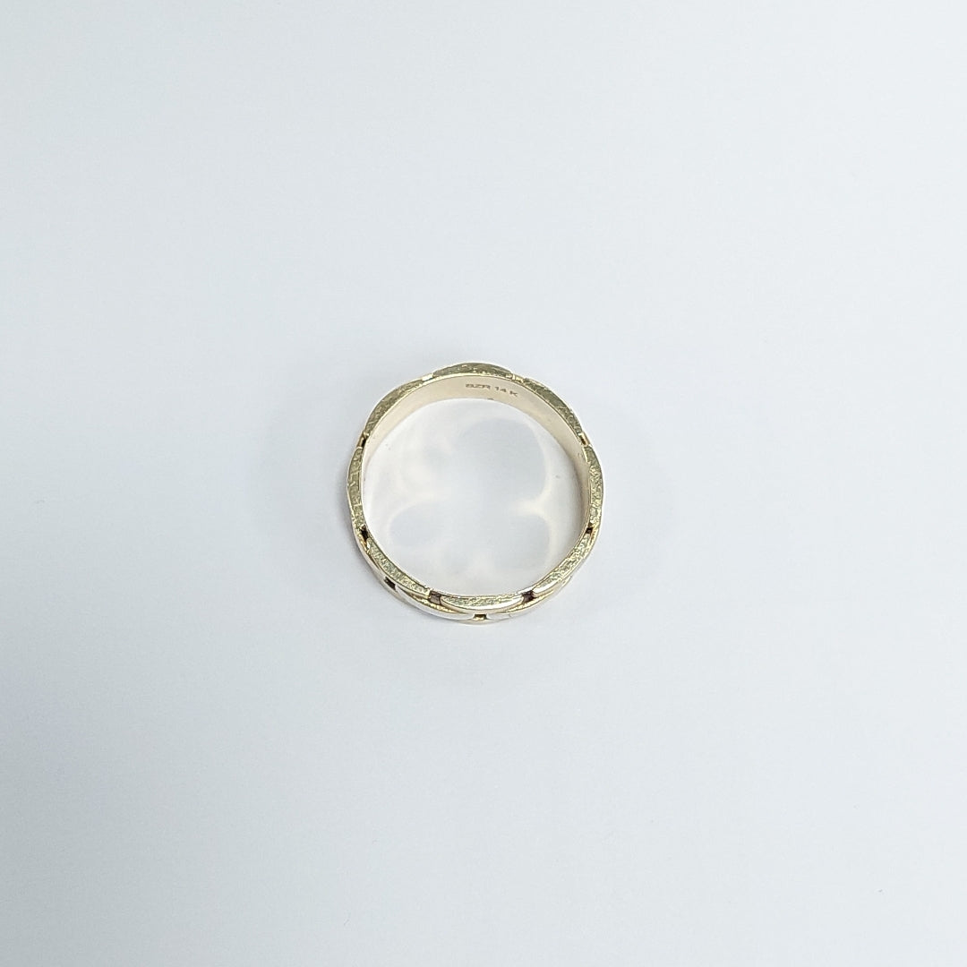 ARGOLLA ORO, RODIADO 14 K 5.3 GRMS (SEMINUEVO)