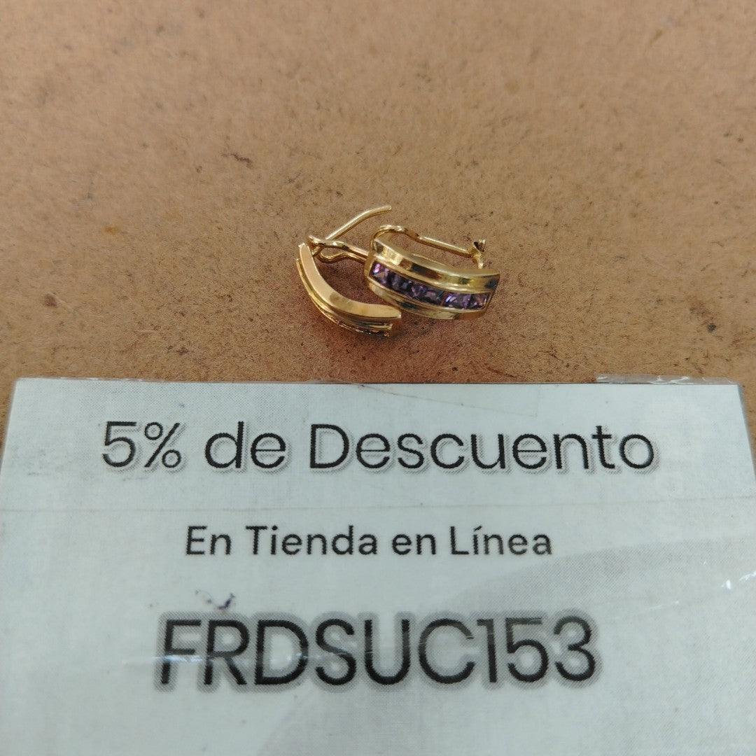 ARETES PAR ORO 8 K 3,60 GRMS (SEMINUEVO)