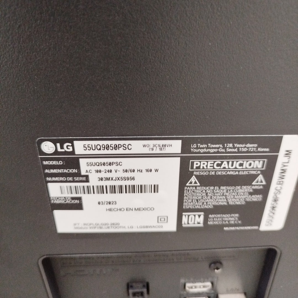 PANTALLA LG 55UQ9050PSC (2023) 55" LED 4K (SEMINUEVO)