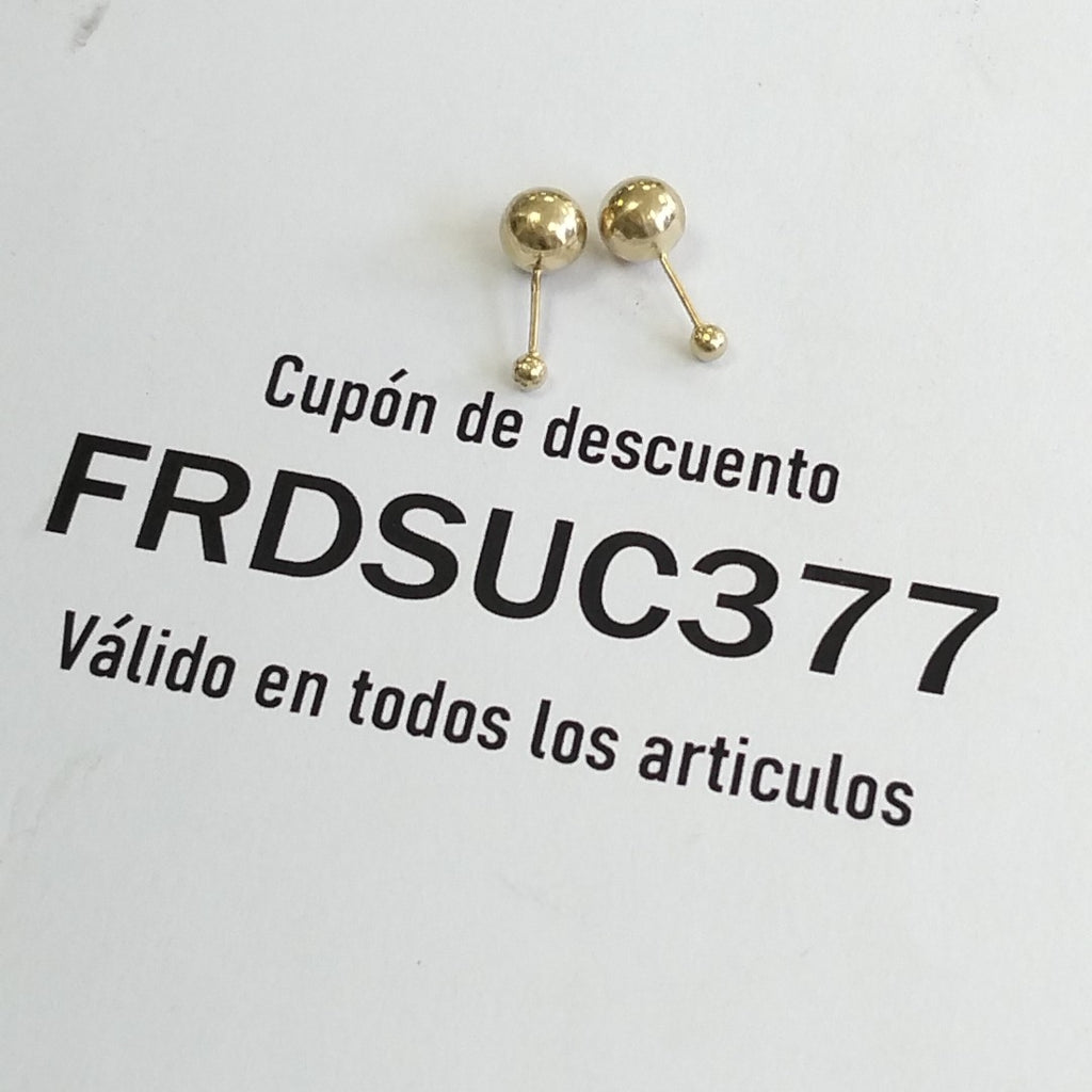 BROQUELES PAR ORO 10 K 0.3 GRMS (SEMINUEVO)