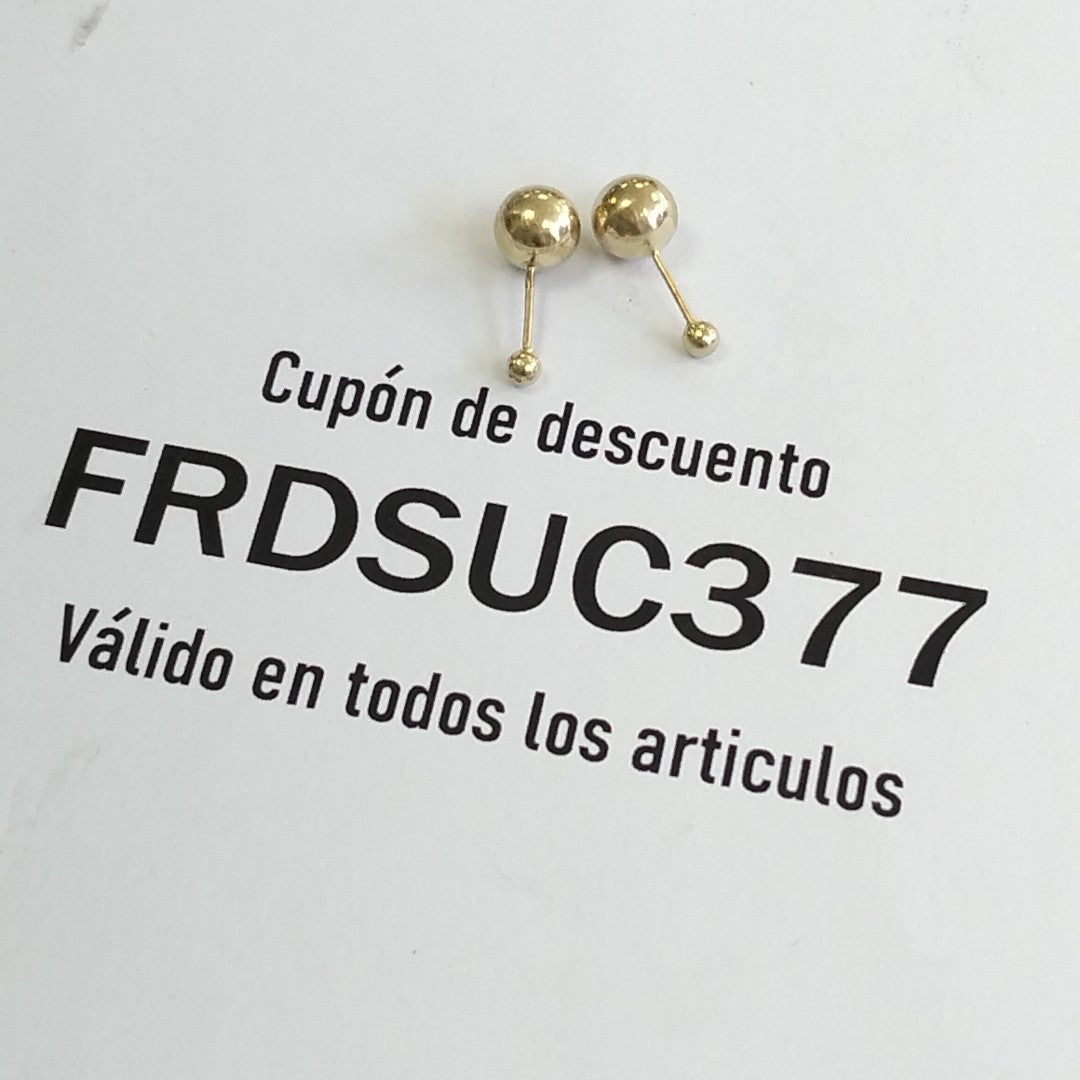 BROQUELES PAR ORO 10 K 0.3 GRMS (SEMINUEVO)