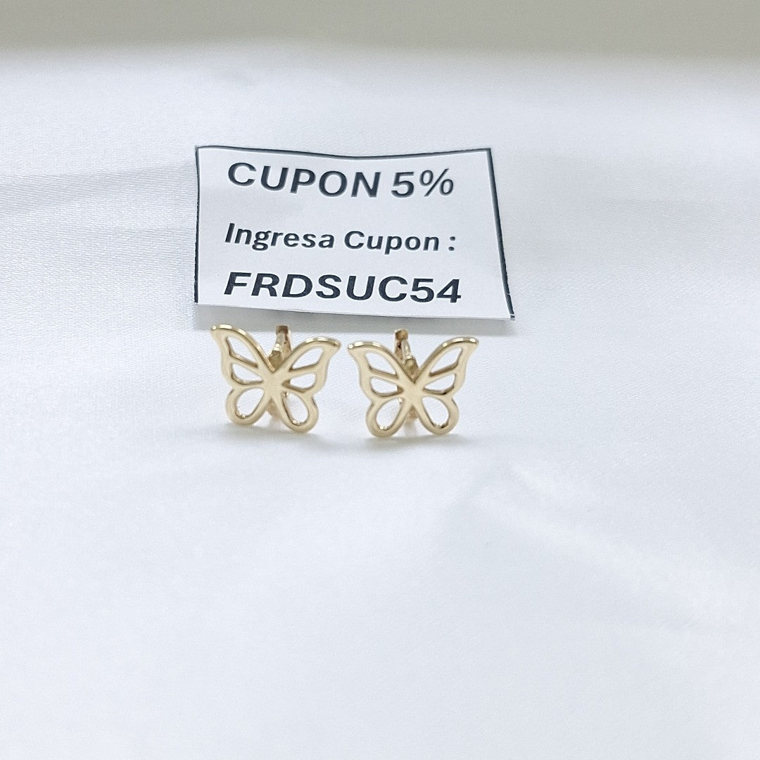 ARETES PAR ORO 14 K 2,60 GRMS (SEMINUEVO)