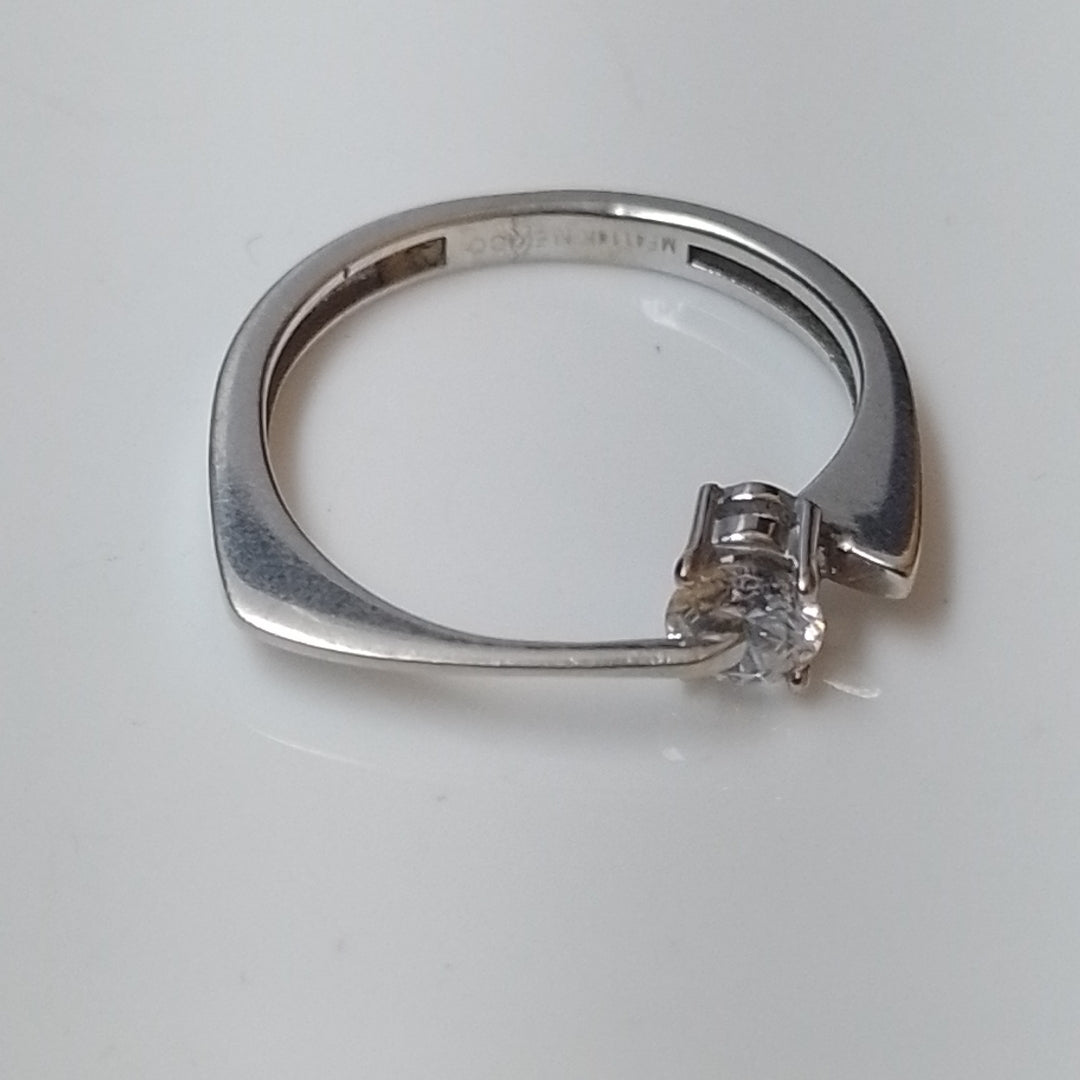 ANILLITO ORO BLANCO 14 K 3.5 GRMS (SEMINUEVO)