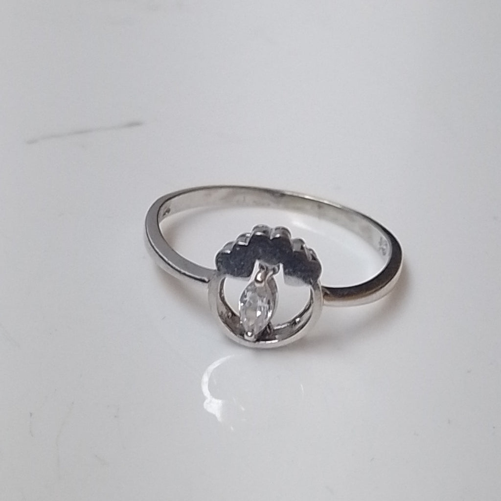 SOLITARIO ORO BLANCO 14 K 1.9 GRMS (SEMINUEVO)