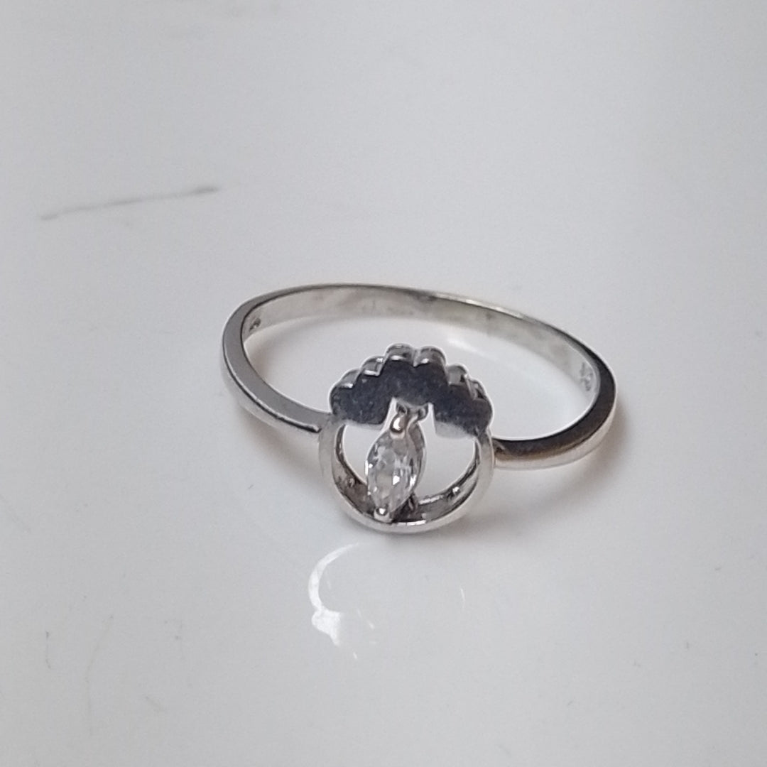 SOLITARIO ORO BLANCO 14 K 1.9 GRMS (SEMINUEVO)