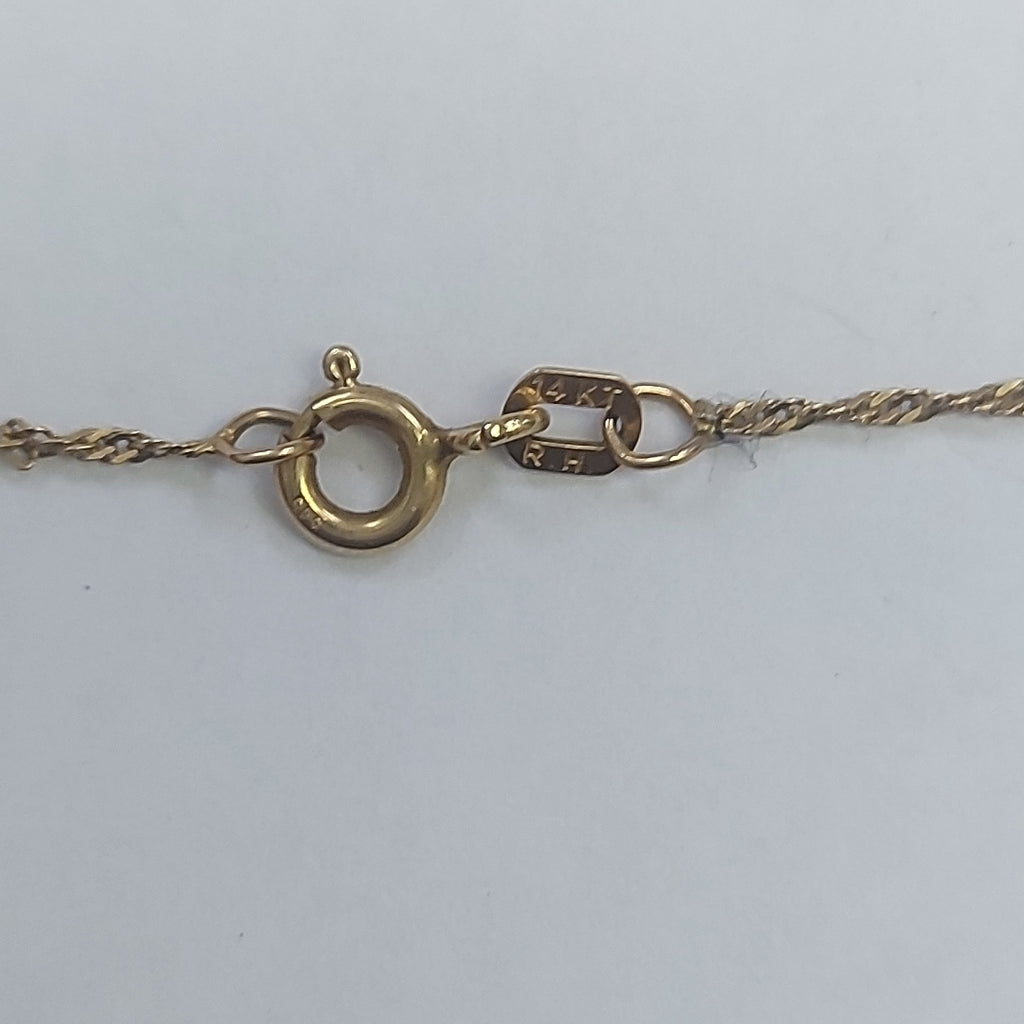 CADENA ORO 14 K 1.2 GRMS (SEMINUEVO)