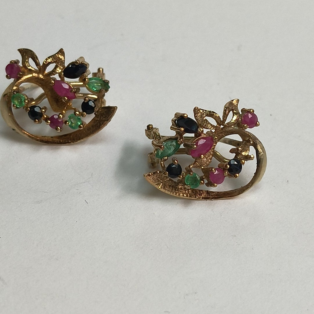ARETES PAR ORO 8 K 4,00 GRMS (SEMINUEVO)