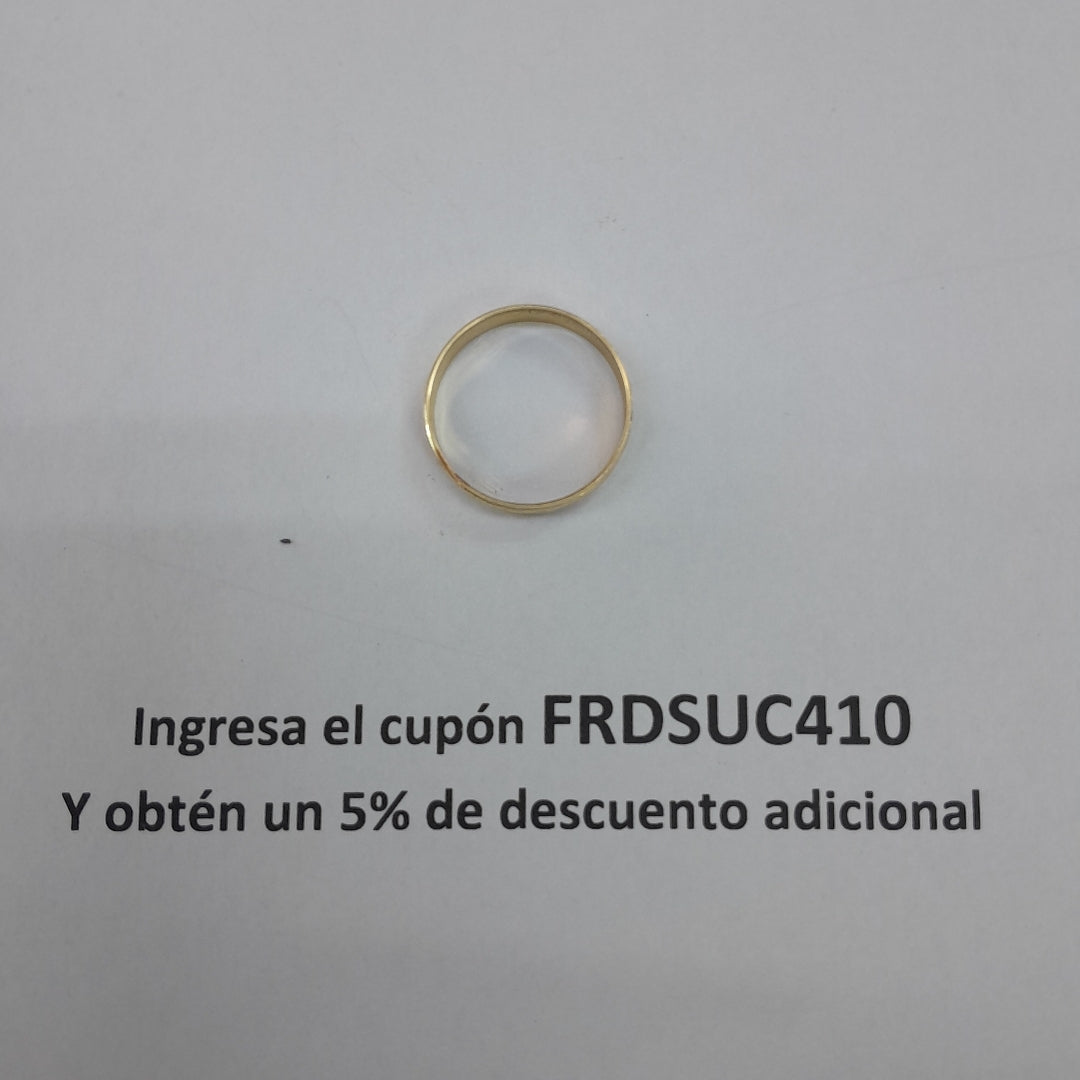 ARGOLLA ORO 10 K 1,80 GRMS (SEMINUEVO)