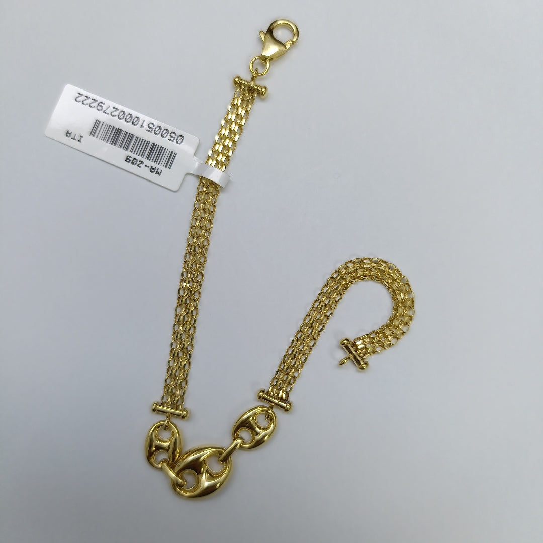 PULSERAS DAMA ORO 14K 3.4 (NUEVO)
