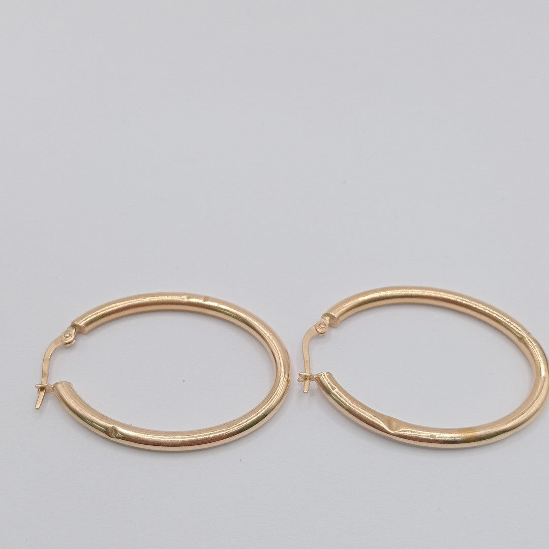 ARRACADAS PAR ORO 14 K 2.9 GRMS (SEMINUEVO)