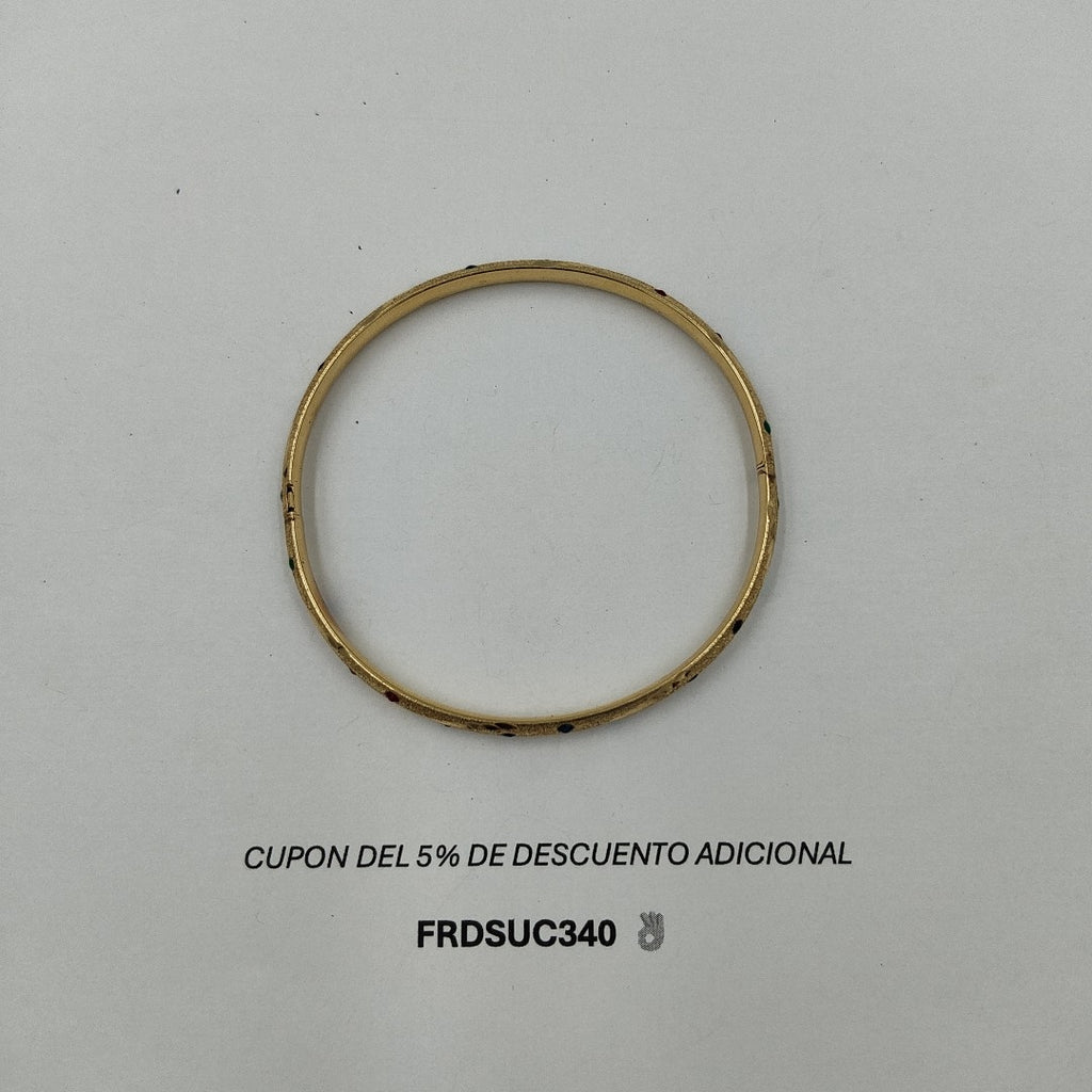 PULSERA RIGIDA ORO 14 K 6,40 GRMS (SEMINUEVO)