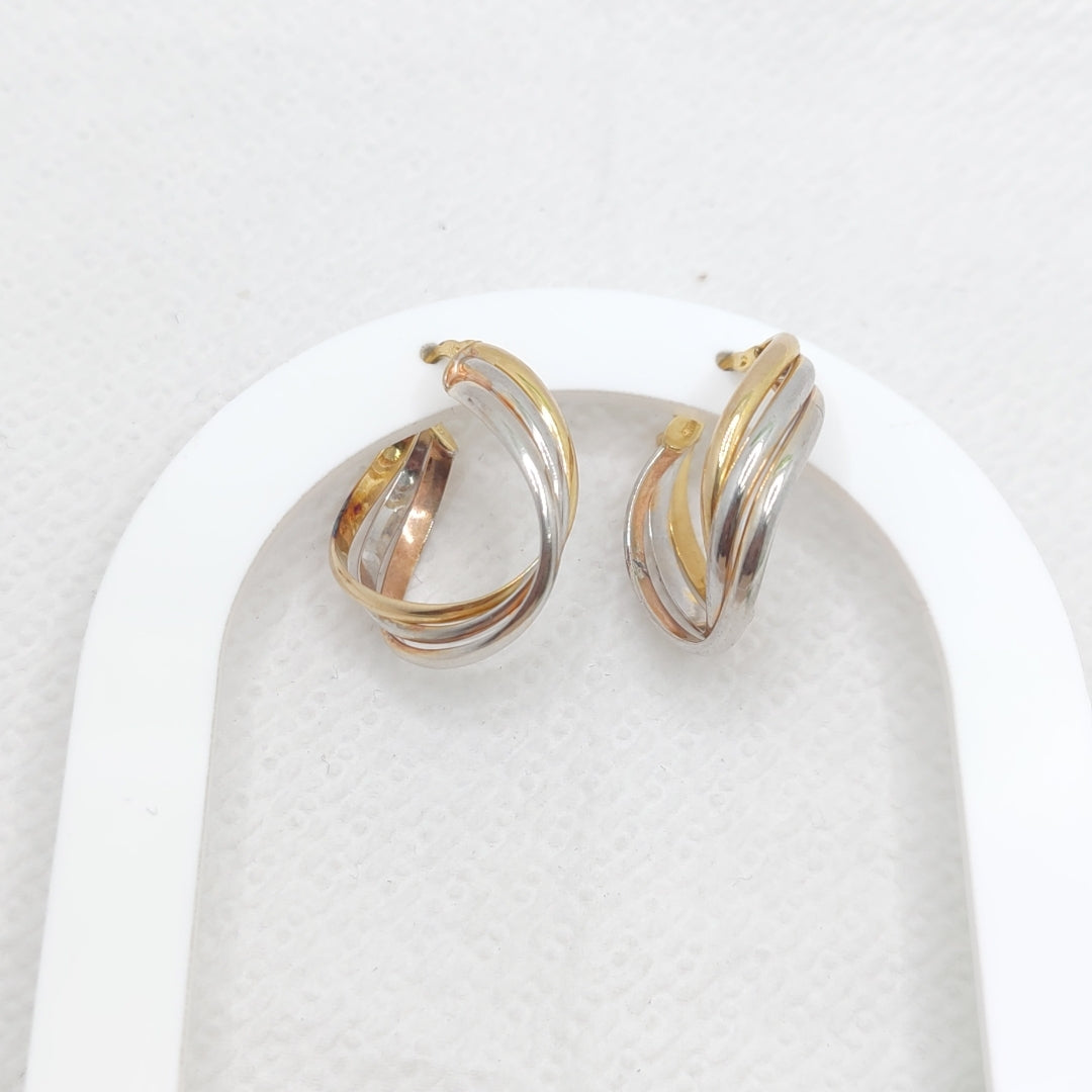ARRACADAS PAR ORO 10 K 3,60 GRMS (SEMINUEVO)