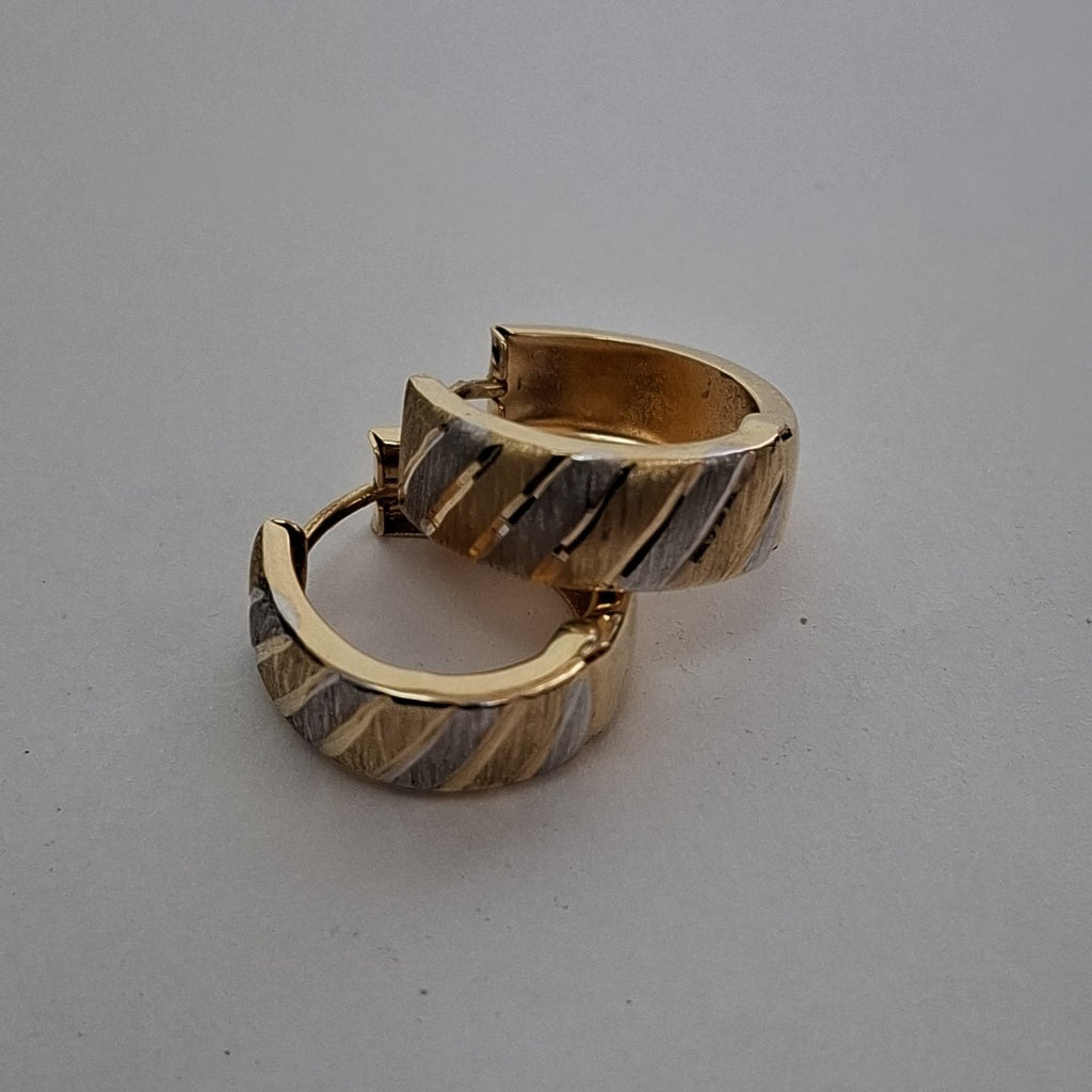 ARRACADAS PAR ORO 14 K 2.2 GRMS (SEMINUEVO)