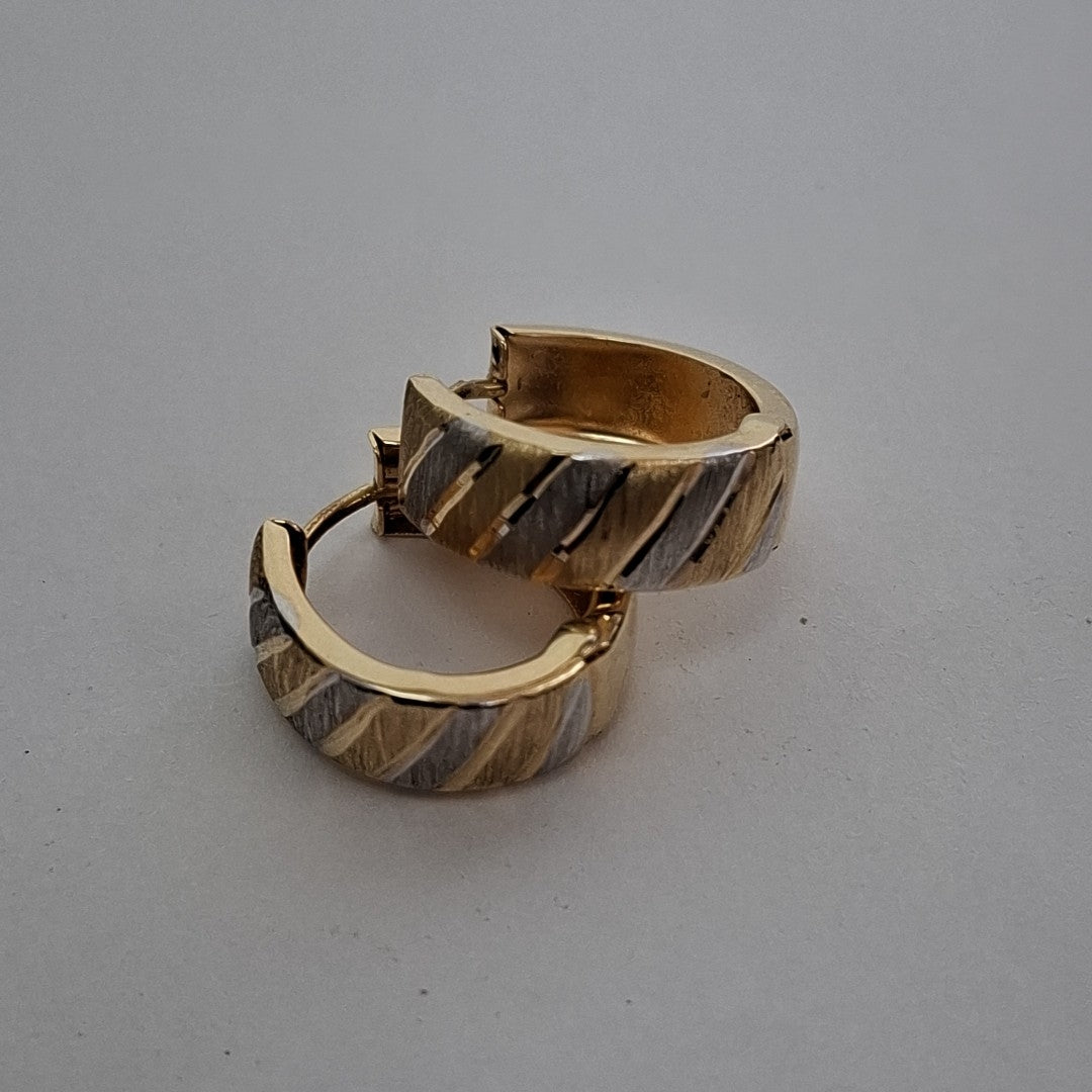 ARRACADAS PAR ORO 14 K 2.2 GRMS (SEMINUEVO)