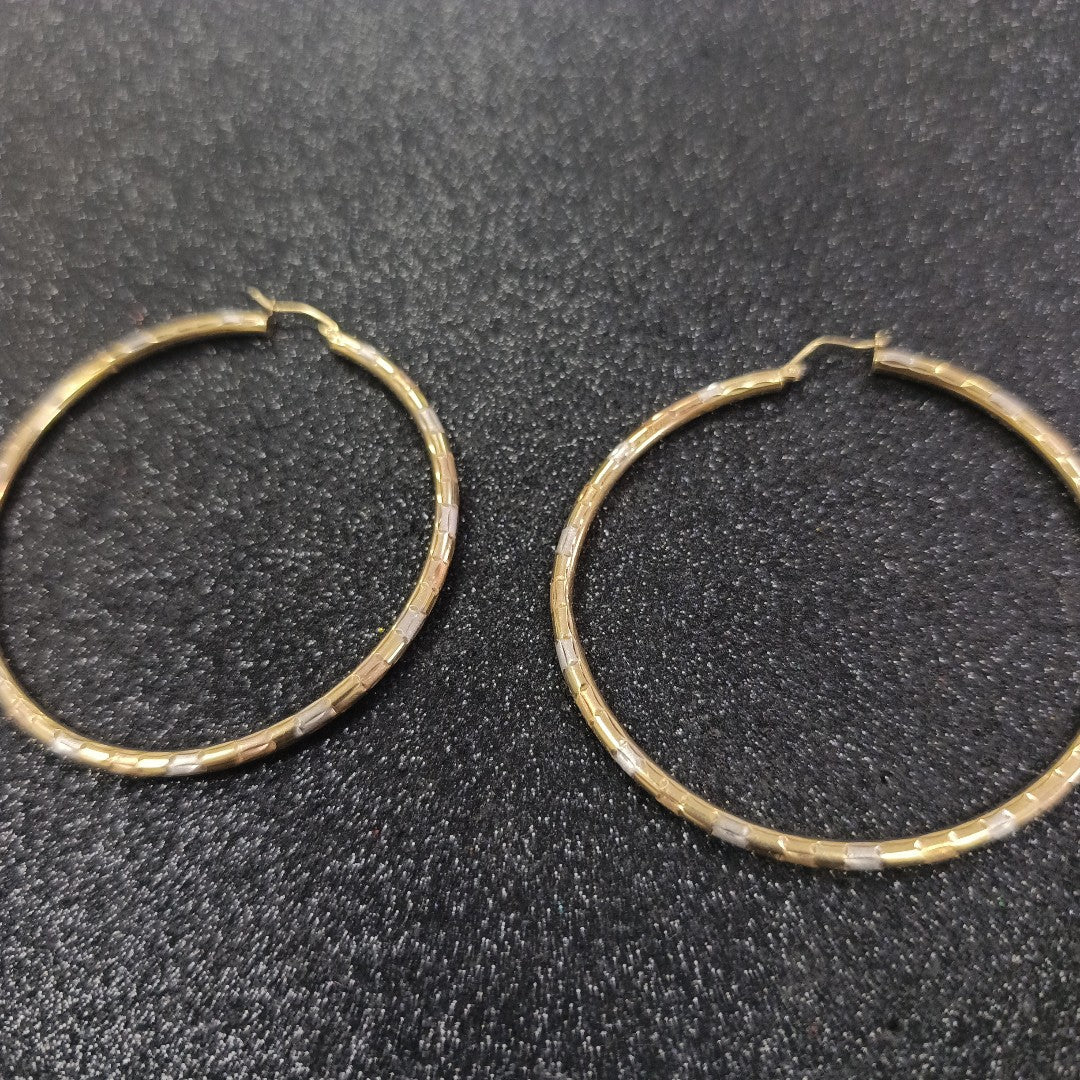 ARRACADAS PAR ORO 14 K 5.1 GRMS (SEMINUEVO)