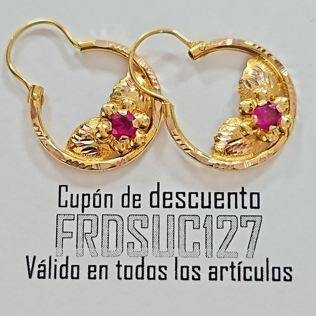 ARETES PAR ORO 10 K 2,00 GRMS (SEMINUEVO)